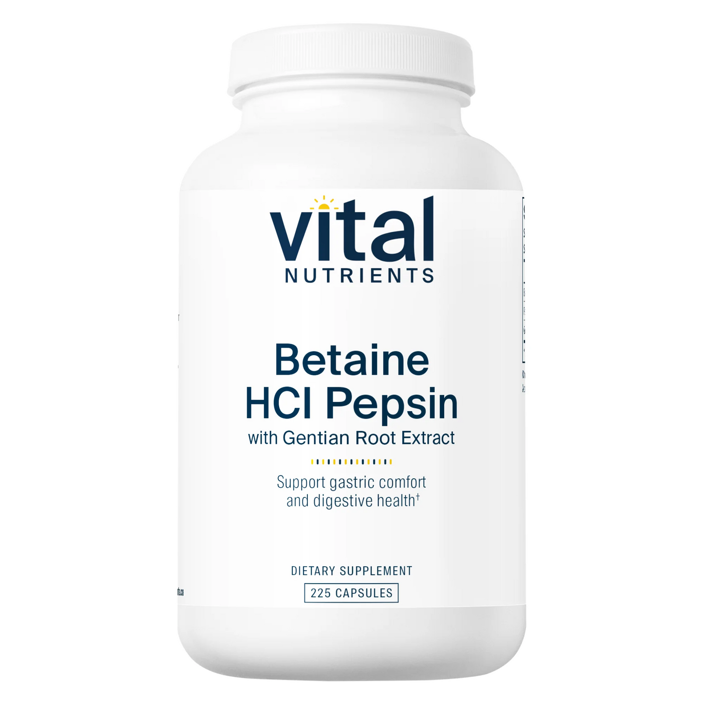 Betaine HCl Pepsin Gentian Root Extract(Vital Nutrition)