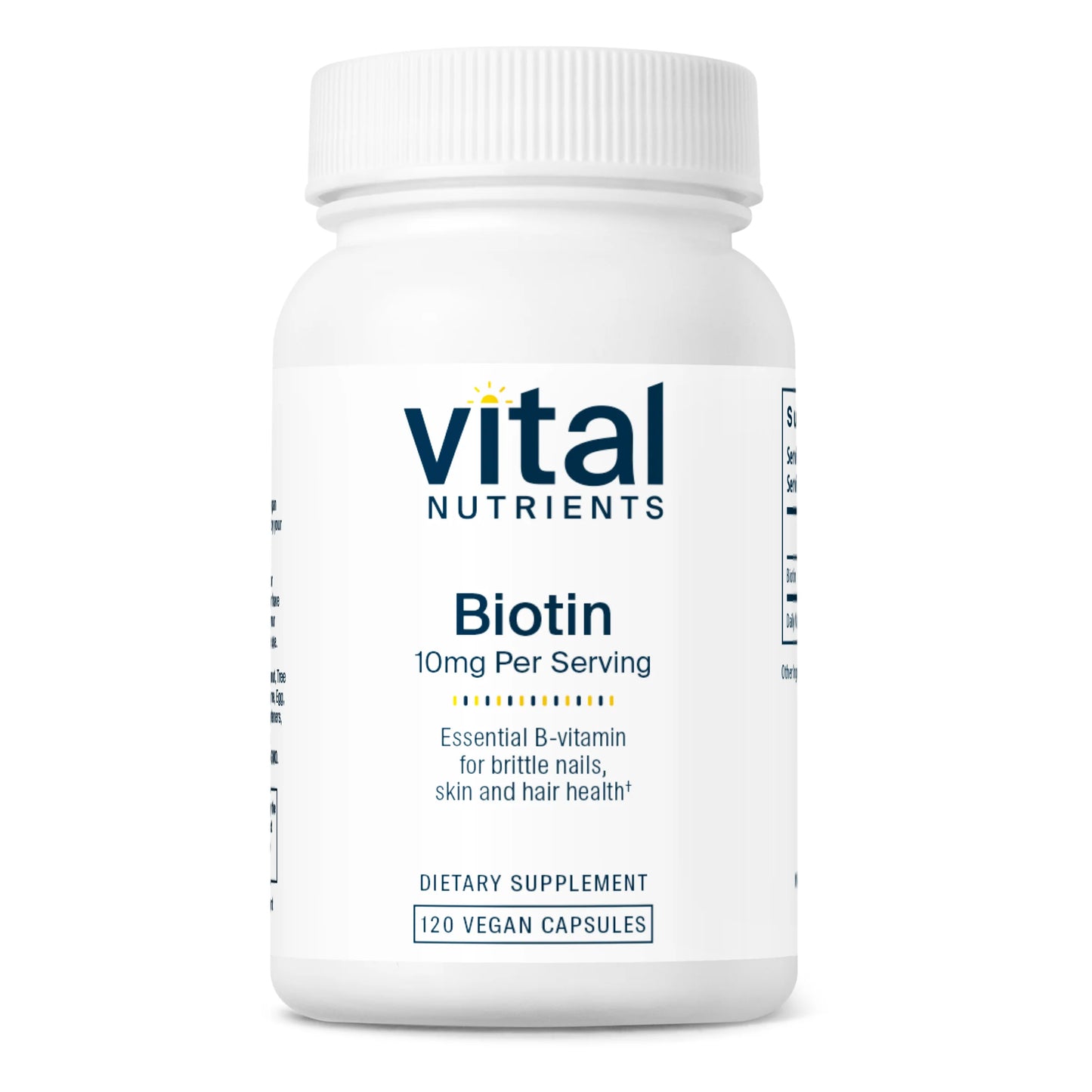 Biotin 10mg (Vital Nutrition) - HAPIVERI