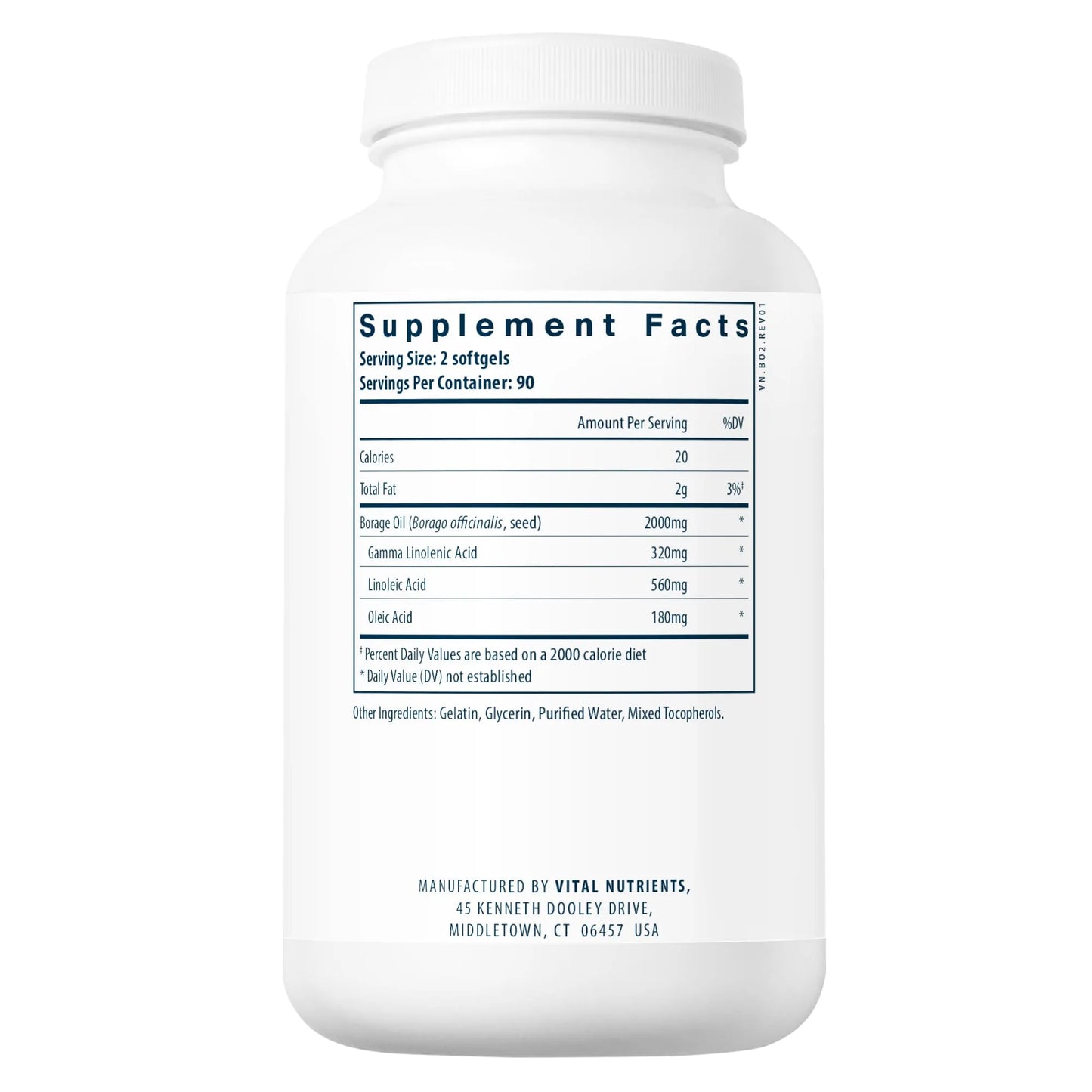 Borage Oil(Vital Nutrition) - HAPIVERI