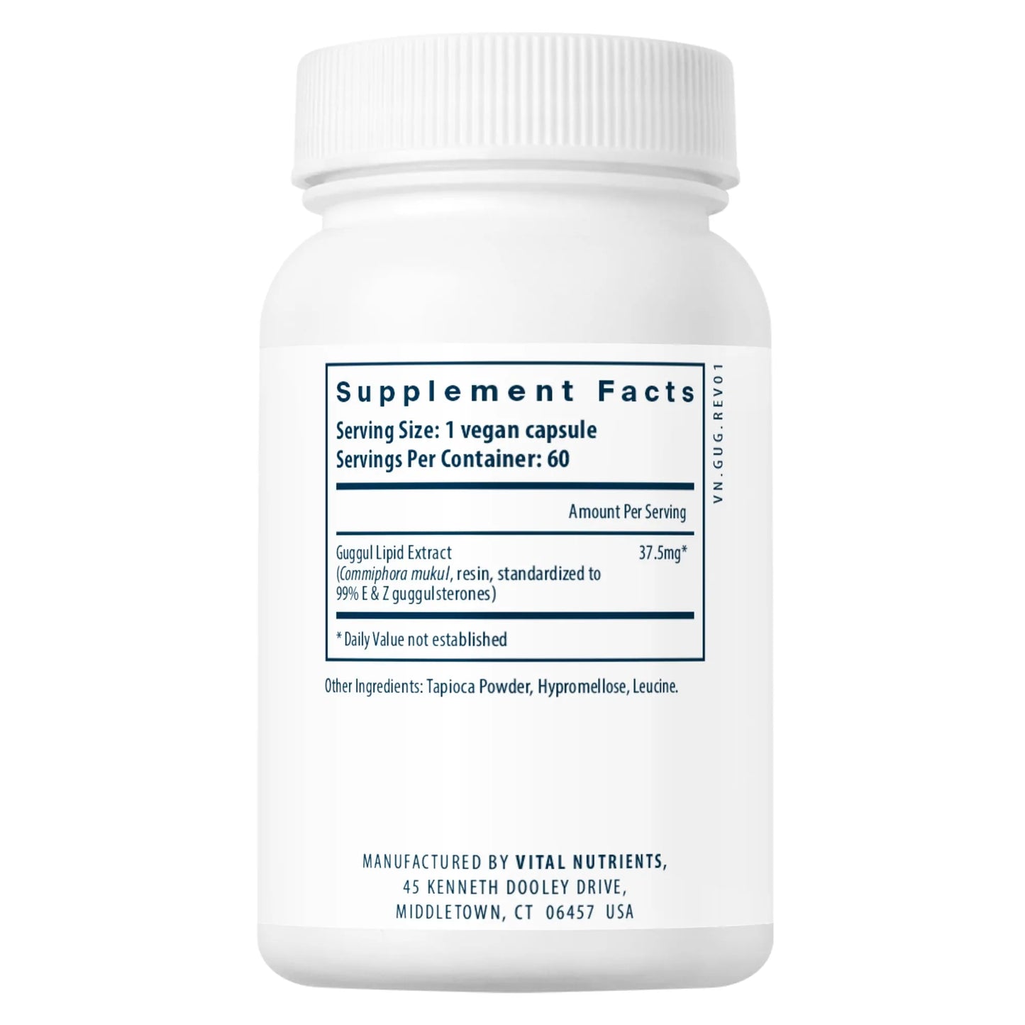 Guggul E & Z 99% Standardized Extract(Vital Nutrition) - HAPIVERI