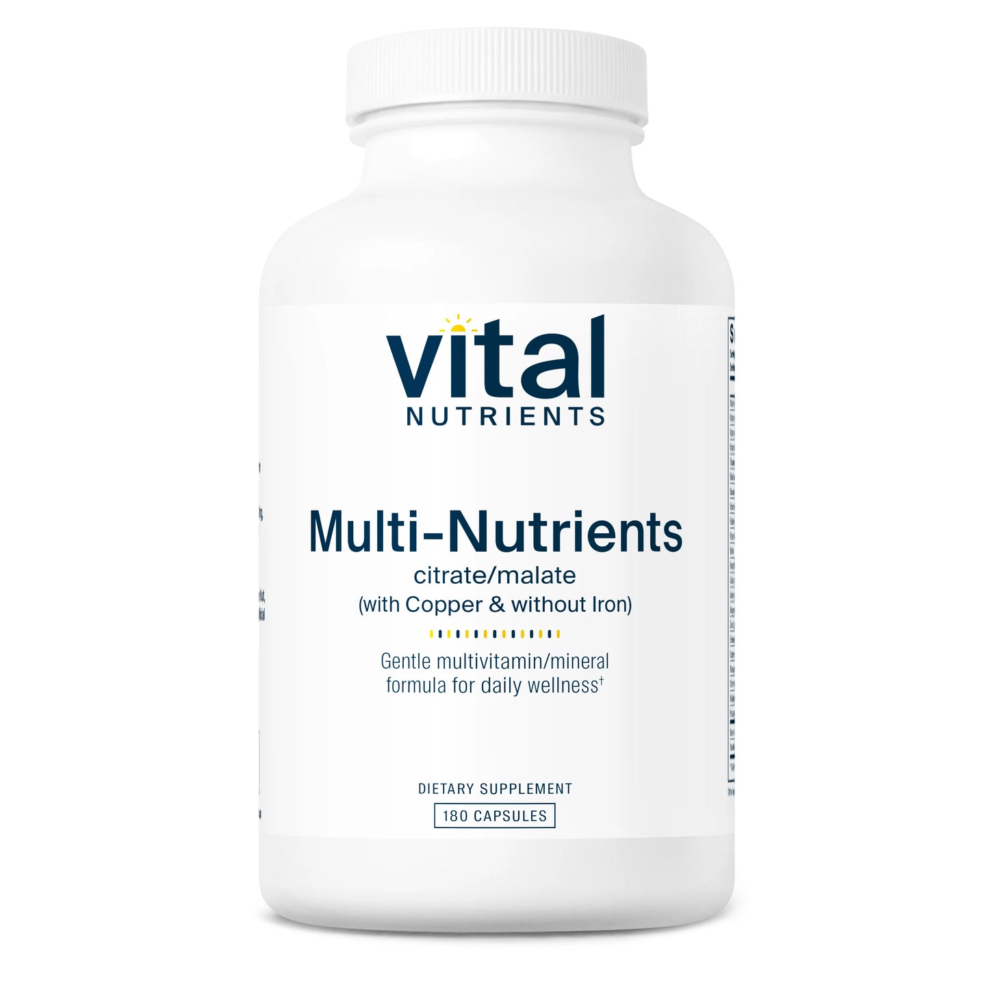 Multi-Nutrients 2 Citrate/Malate Formula (with Copper & without Iron)(Vital Nutrition)
