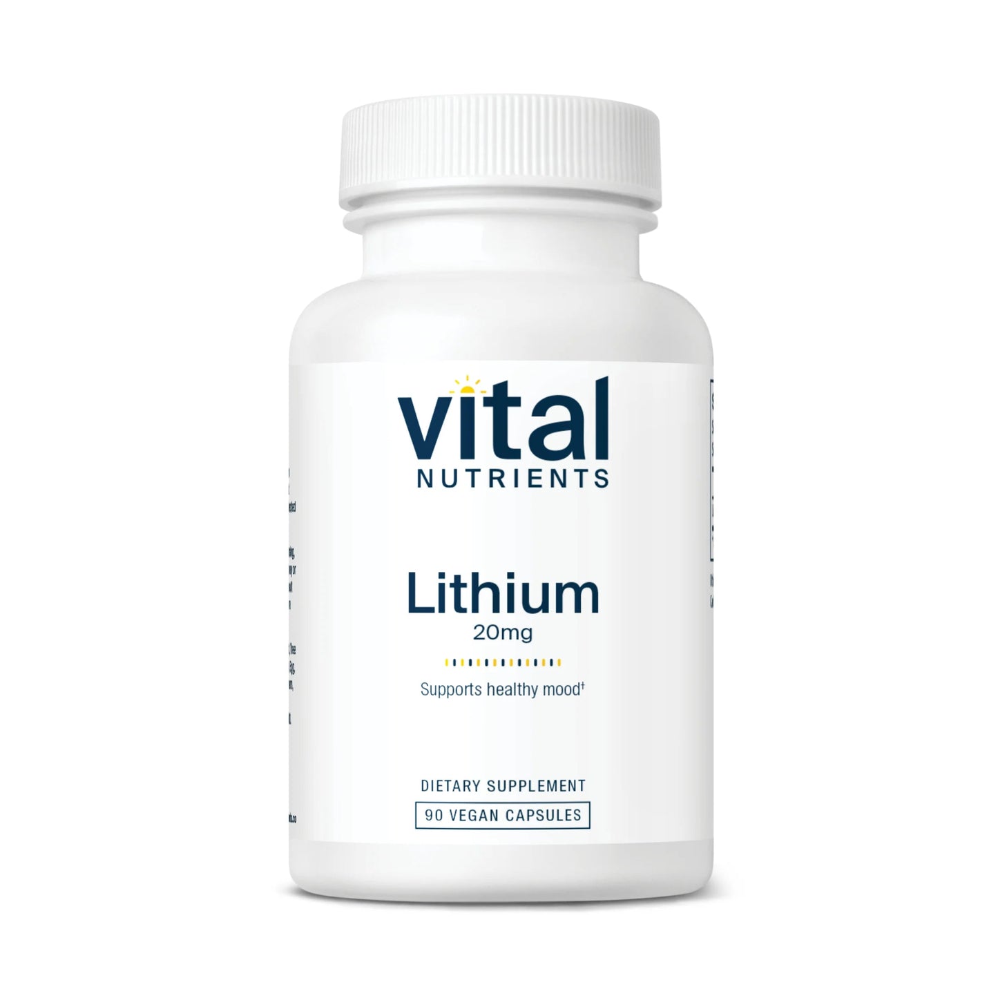 Lithium (orotate) 20mg (Vital Nutrition) - HAPIVERI