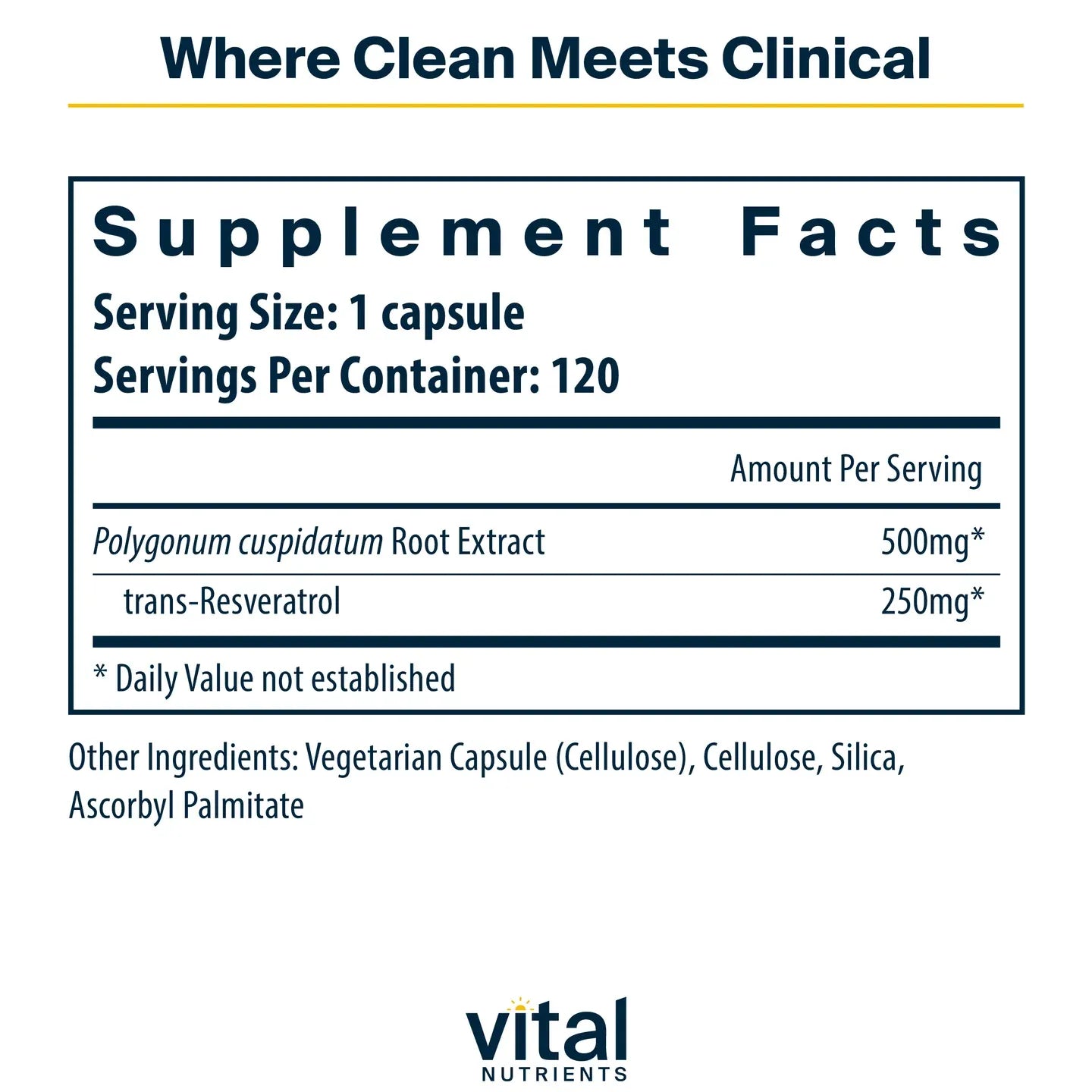 Resveratrol(Vital Nutrition) - HAPIVERI