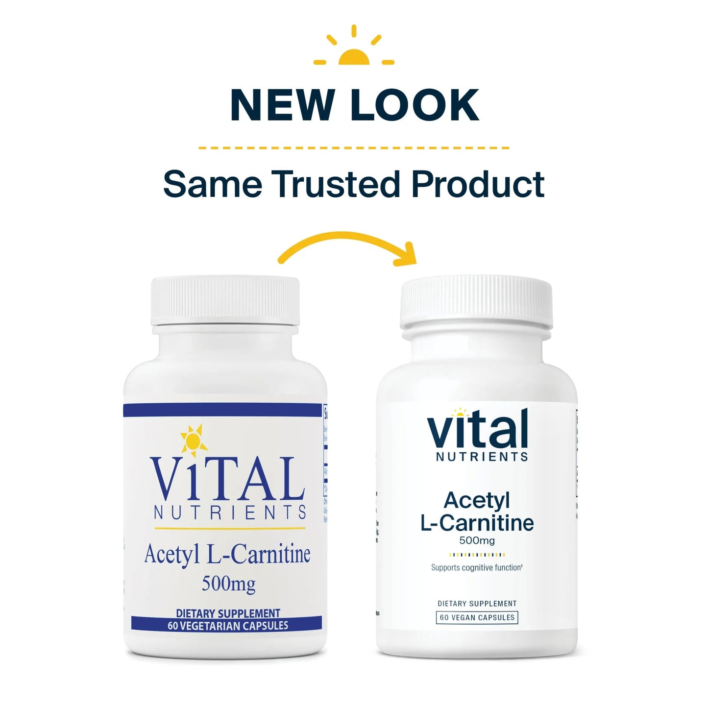 Acetyl L-Carnitine 500mg(Vital Nutrition) - HAPIVERI