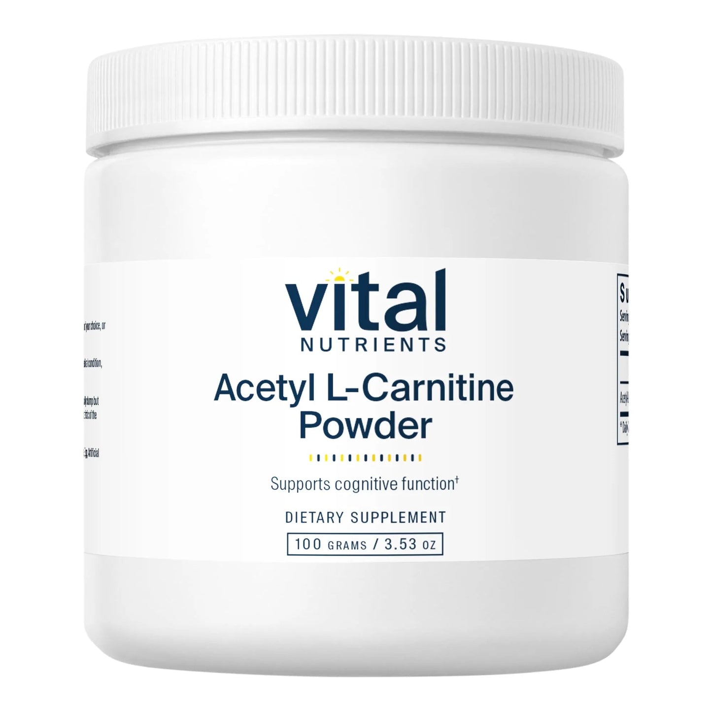 Acetyl L-Carnitine Powder(Vital Nutrition) - HAPIVERI
