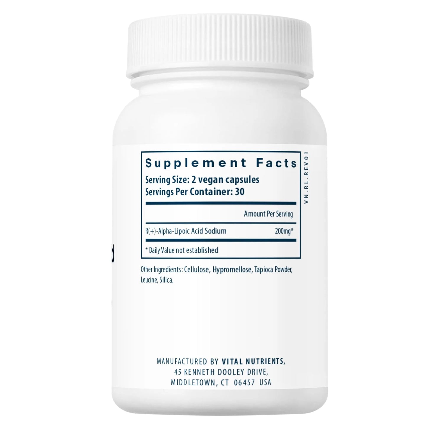 Alpha Lipoic Acid 200mg(Vital Nutrition) - HAPIVERI