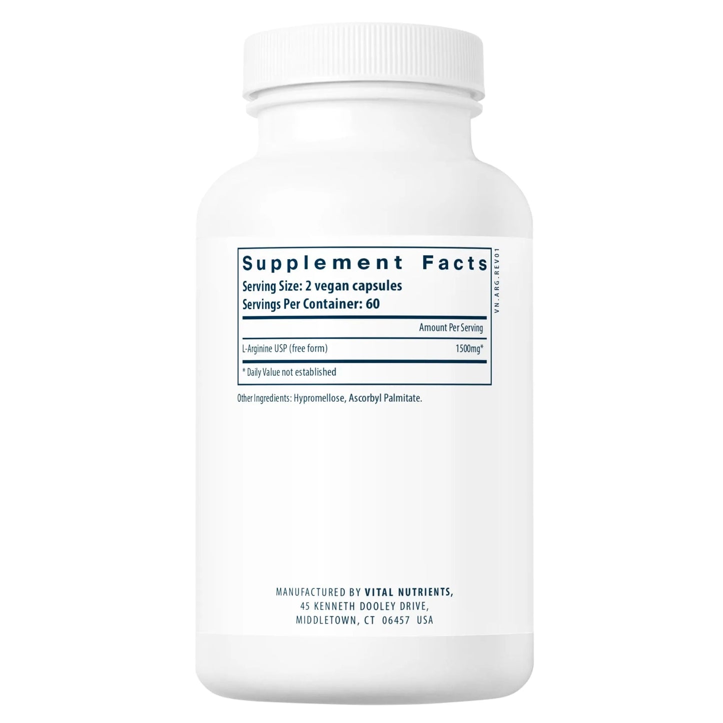 Arginine 1500mg(Vital Nutrition) - HAPIVERI