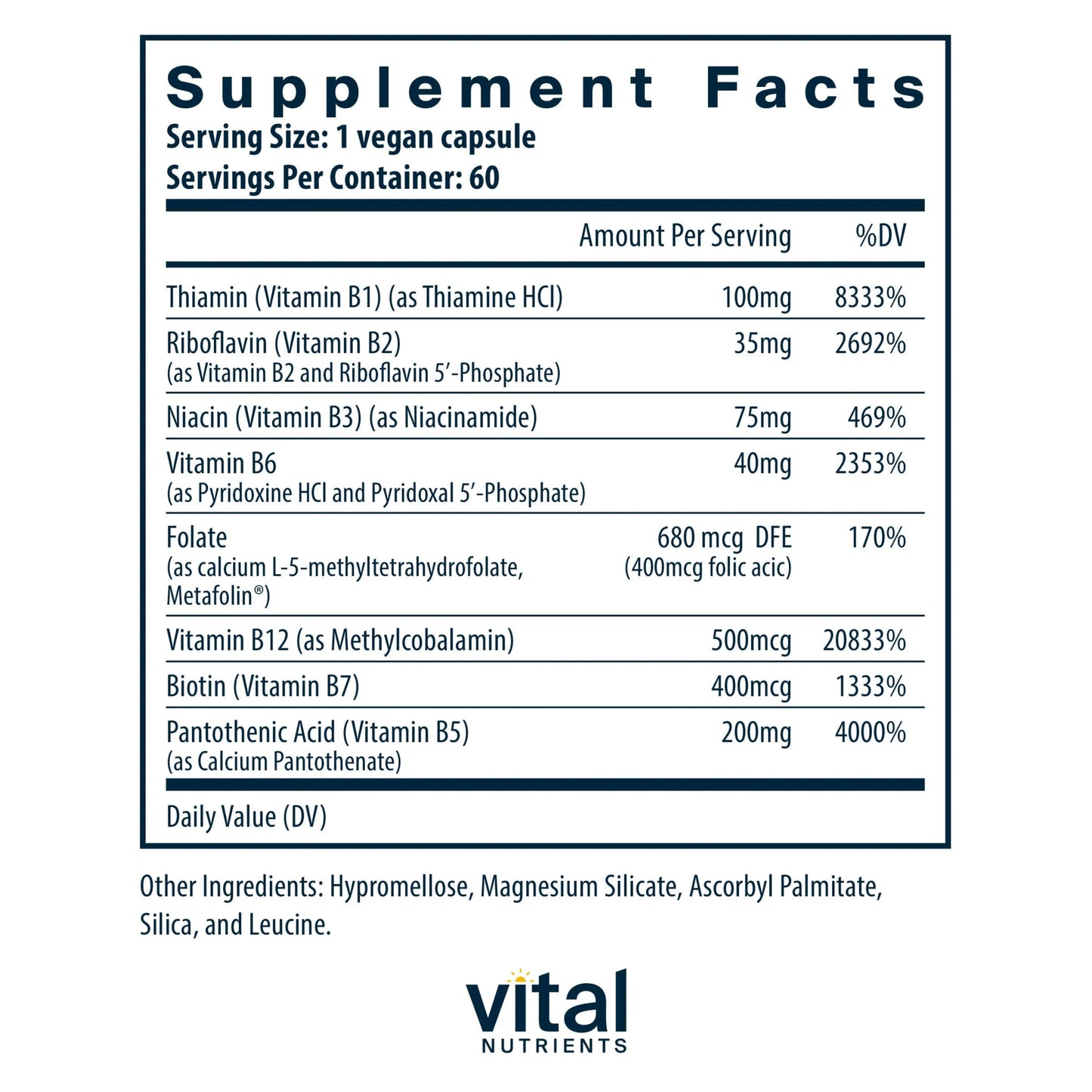 B-Complex(Vital Nutrition) - HAPIVERI