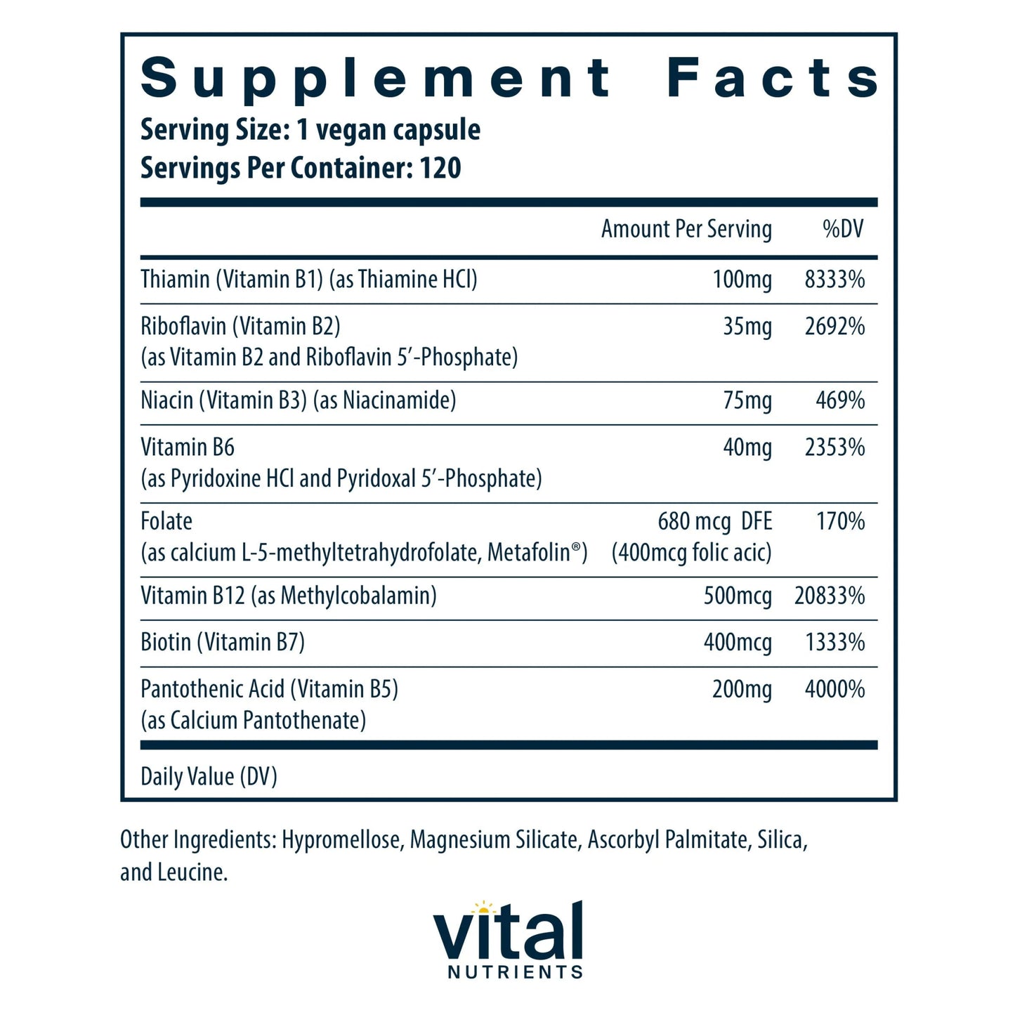B-Complex(Vital Nutrition) - HAPIVERI