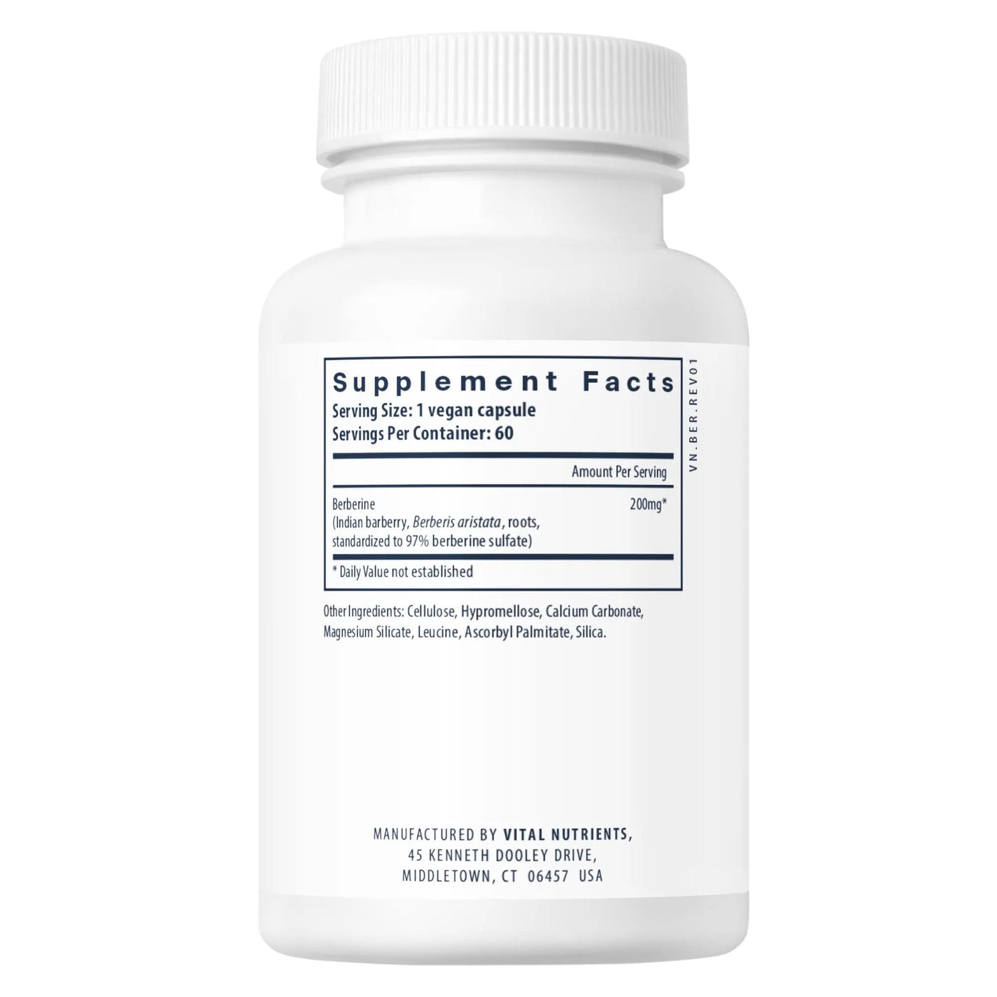 Berberine 200mg(Vital Nutrition) - HAPIVERI