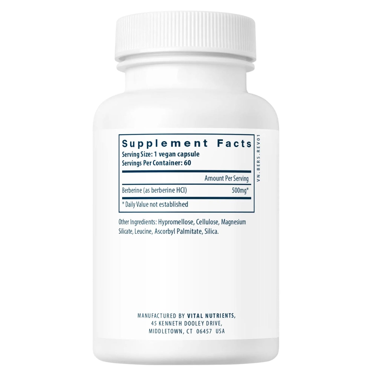 Berberine 500mg 60CT (Vital Nutrition) - HAPIVERI