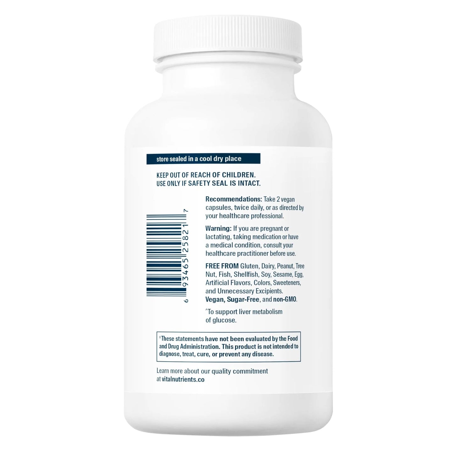 Blood Sugar Support(Vital Nutrition) - HAPIVERI