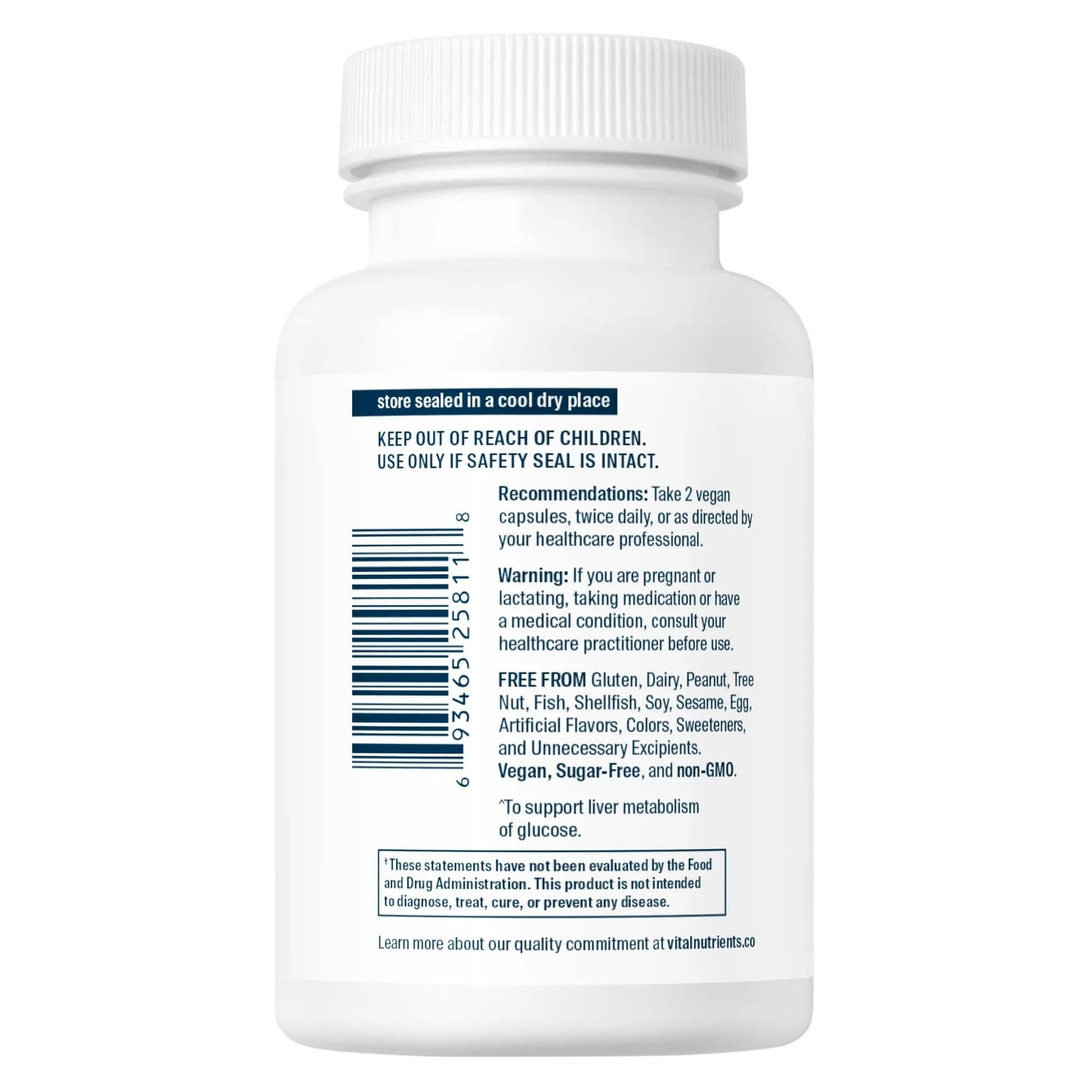 Blood Sugar Support(Vital Nutrition) - HAPIVERI