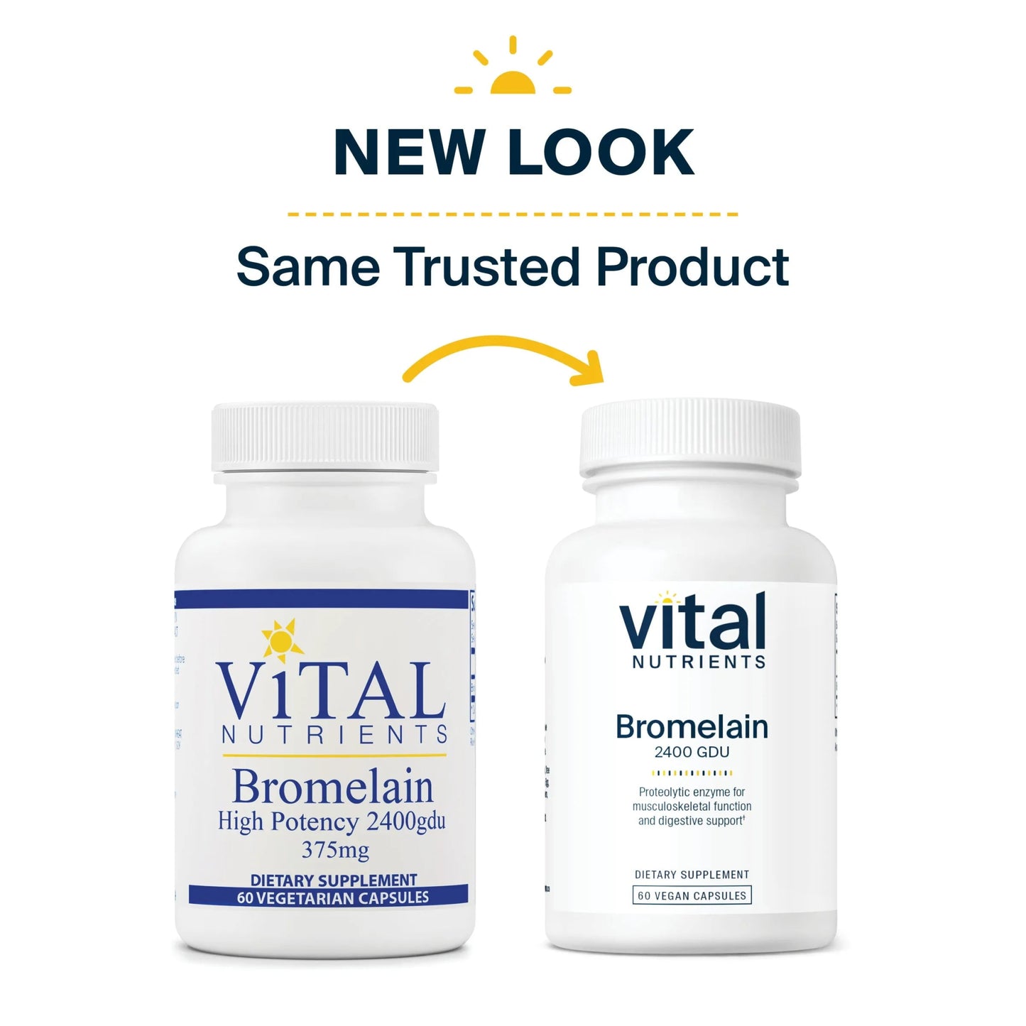 Bromelain High Potency 2400GDU 375mg(Vital Nutrition) - HAPIVERI