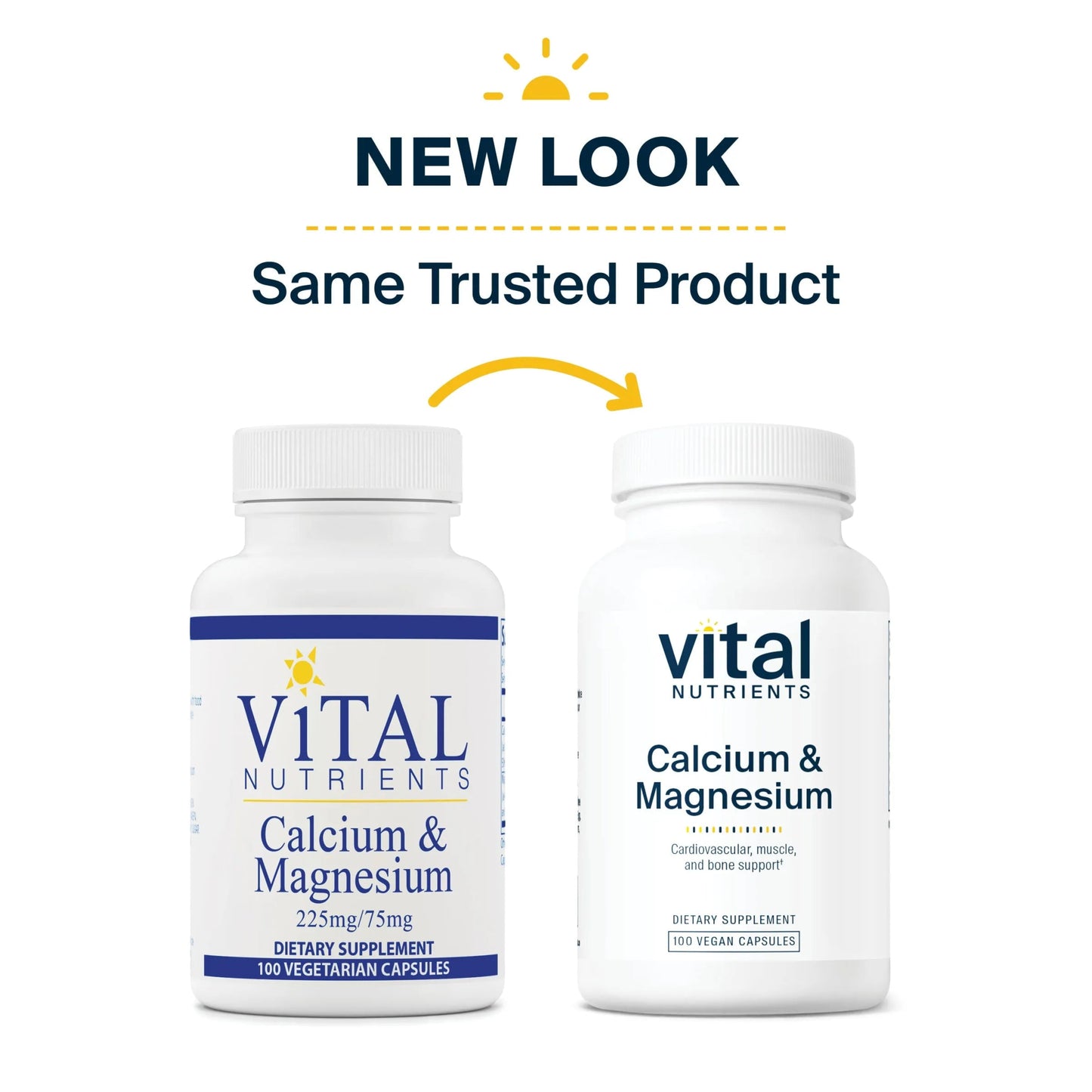 Calcium & Magnesium 225mg/75mg(Vital Nutrition) - HAPIVERI