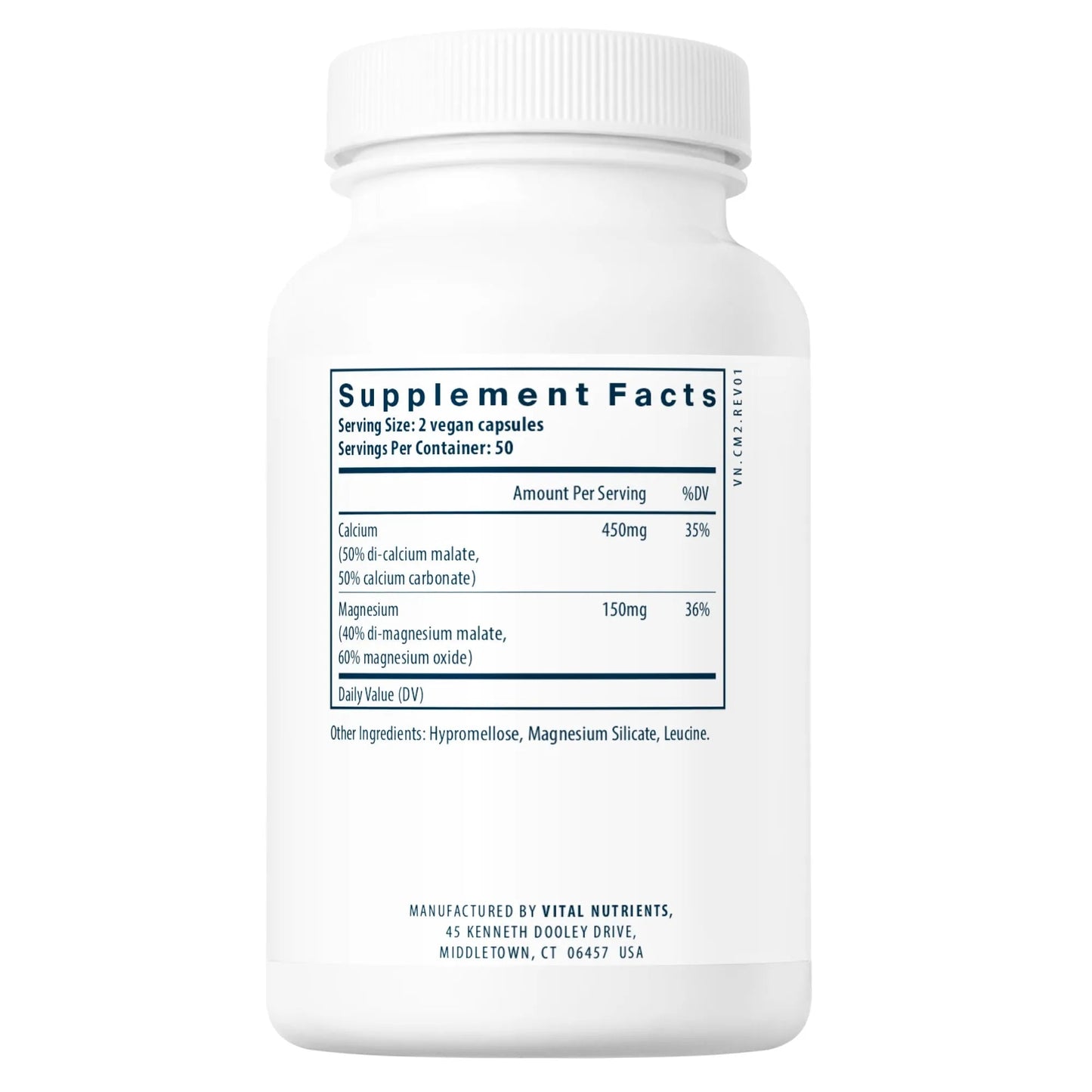 Calcium & Magnesium 225mg/75mg(Vital Nutrition) - HAPIVERI