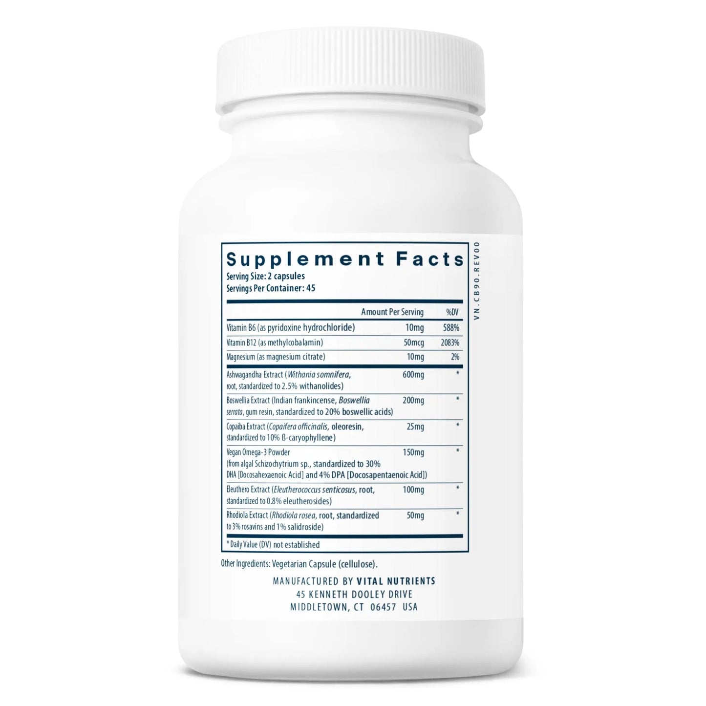Cortisol Balance (Vital Nutrition) - HAPIVERI