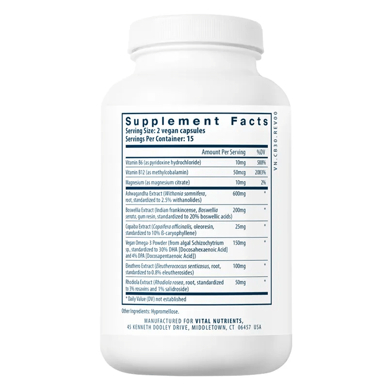 Cortisol Balance (Vital Nutrition) - HAPIVERI