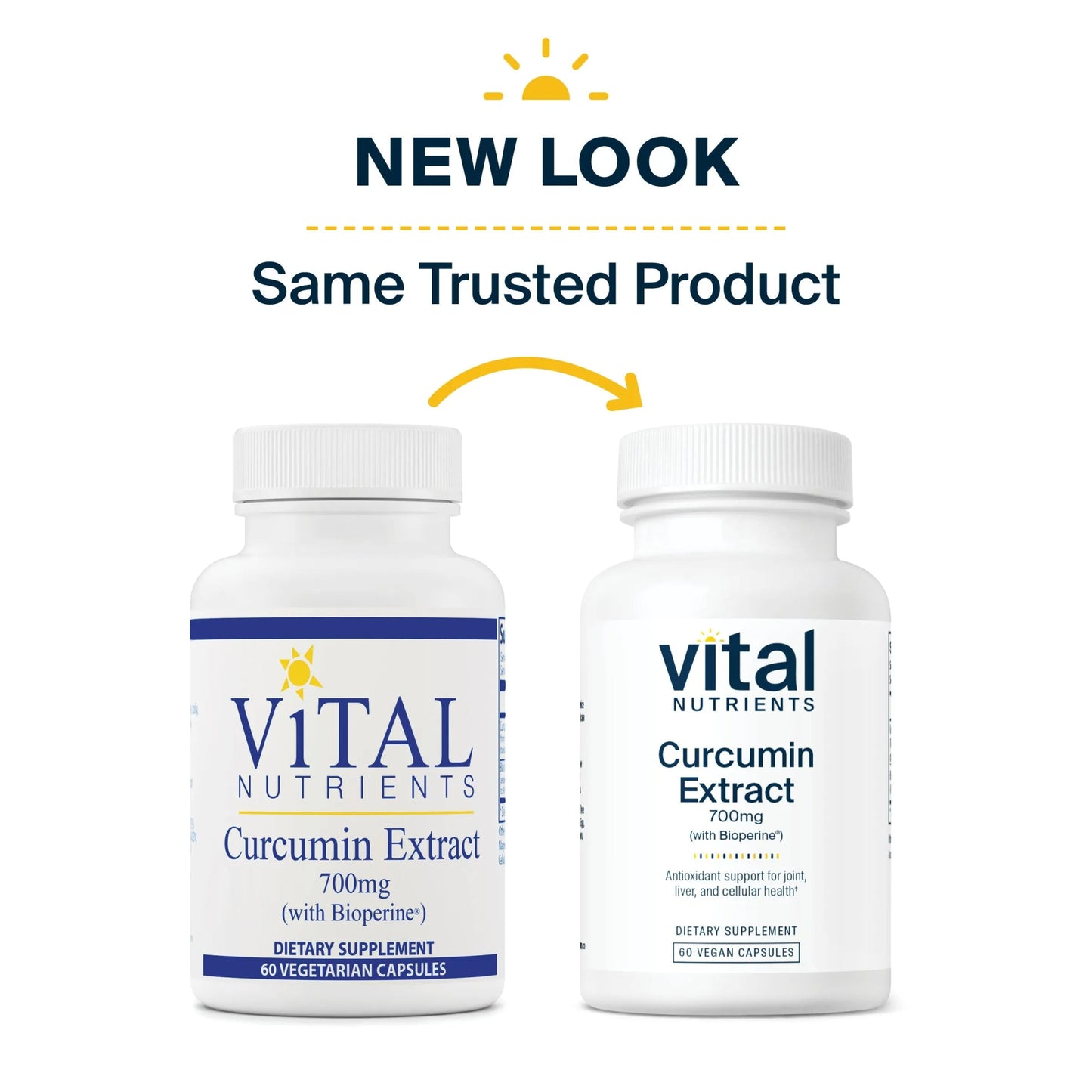 Curcumin Extract 700mg (with Bioperine®) (Vital Nutrition) - HAPIVERI