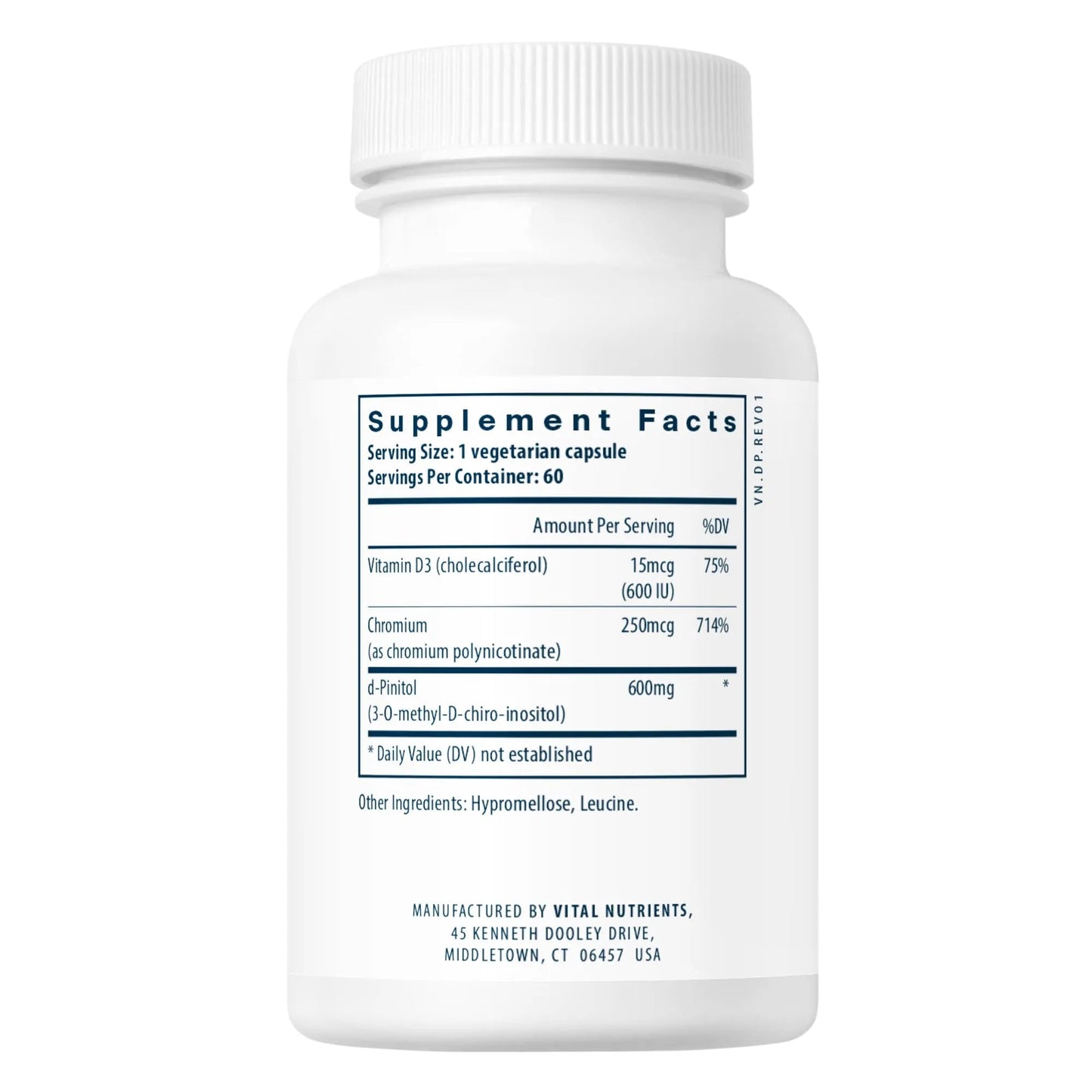 D-Pinitol 600 (Vital Nutrition) - HAPIVERI