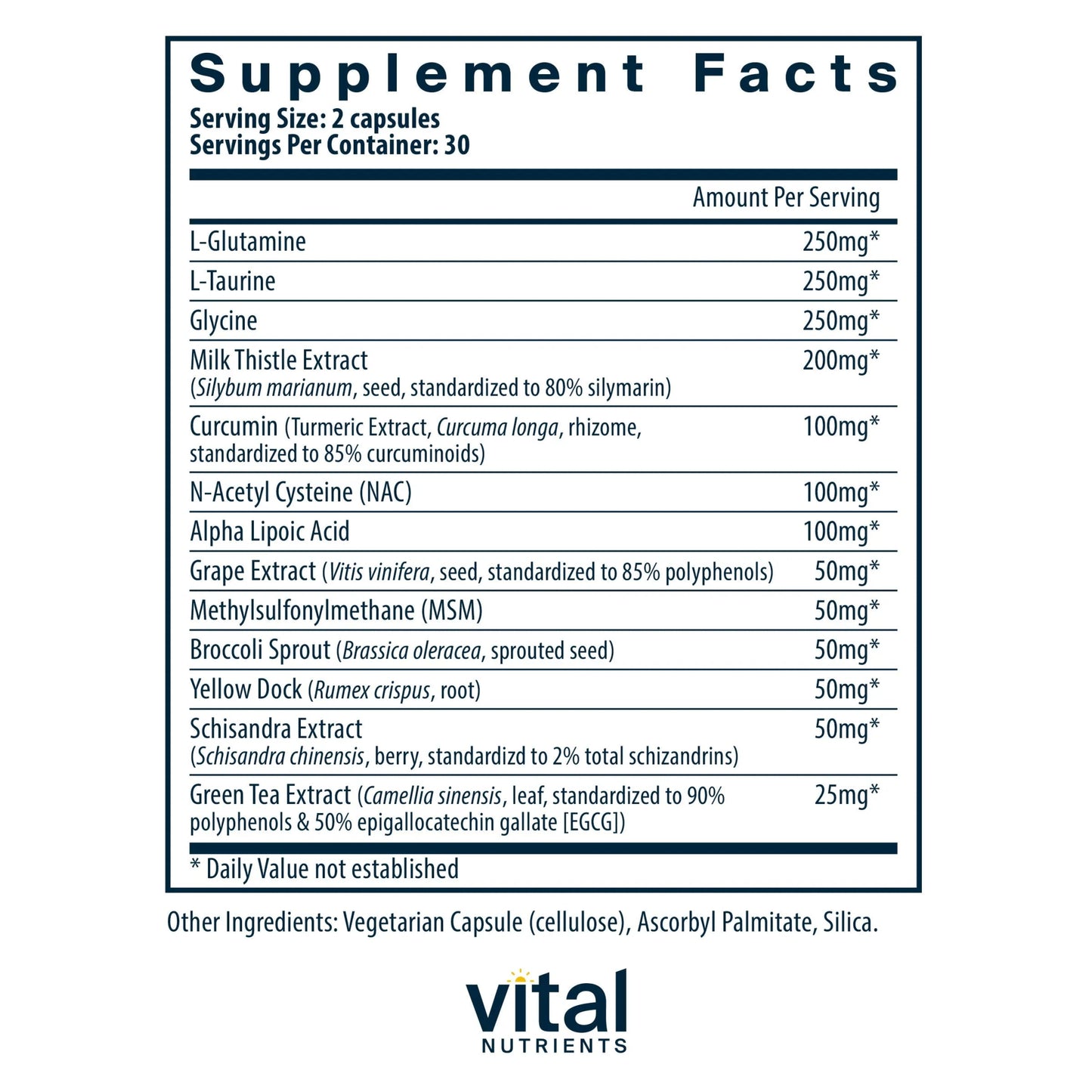 Detox Formula(Vital Nutrition) - HAPIVERI