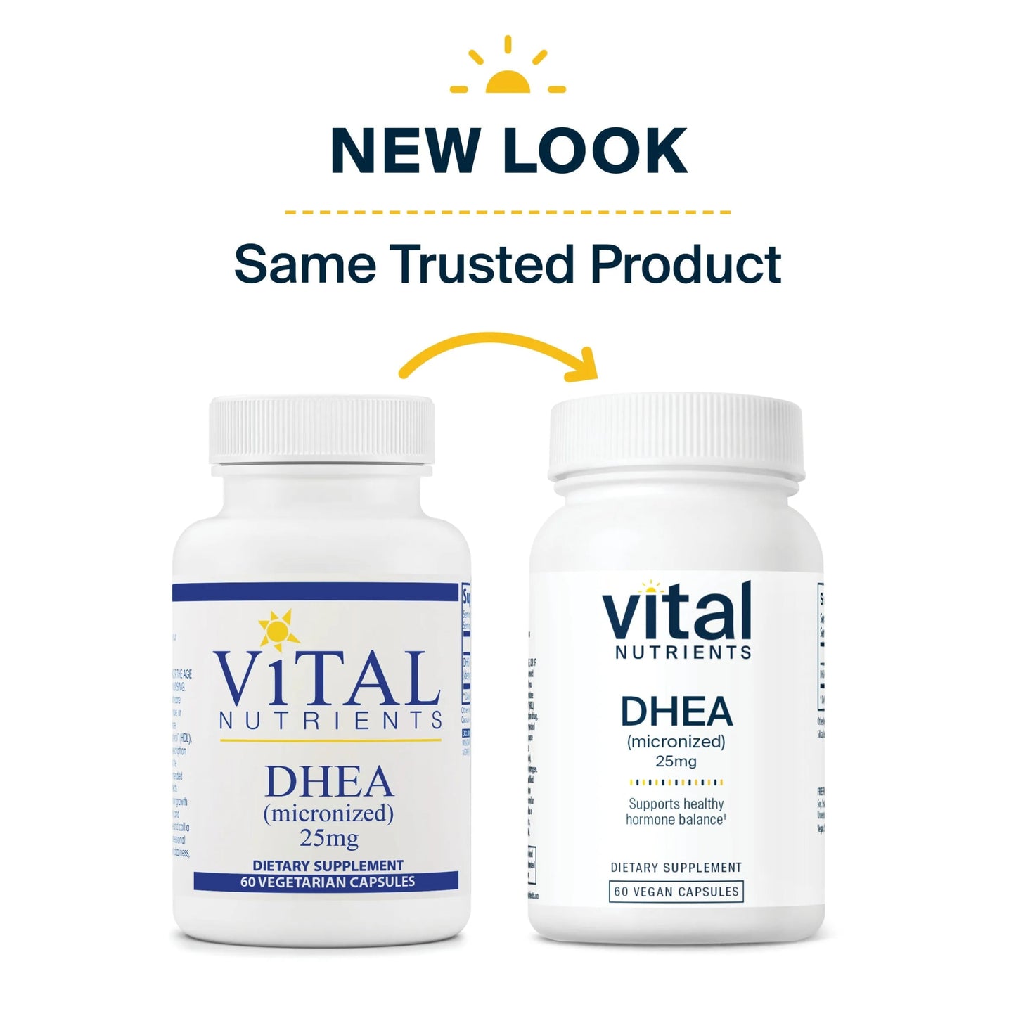 DHEA (Micronized) 25mg (Vital Nutrition) - HAPIVERI