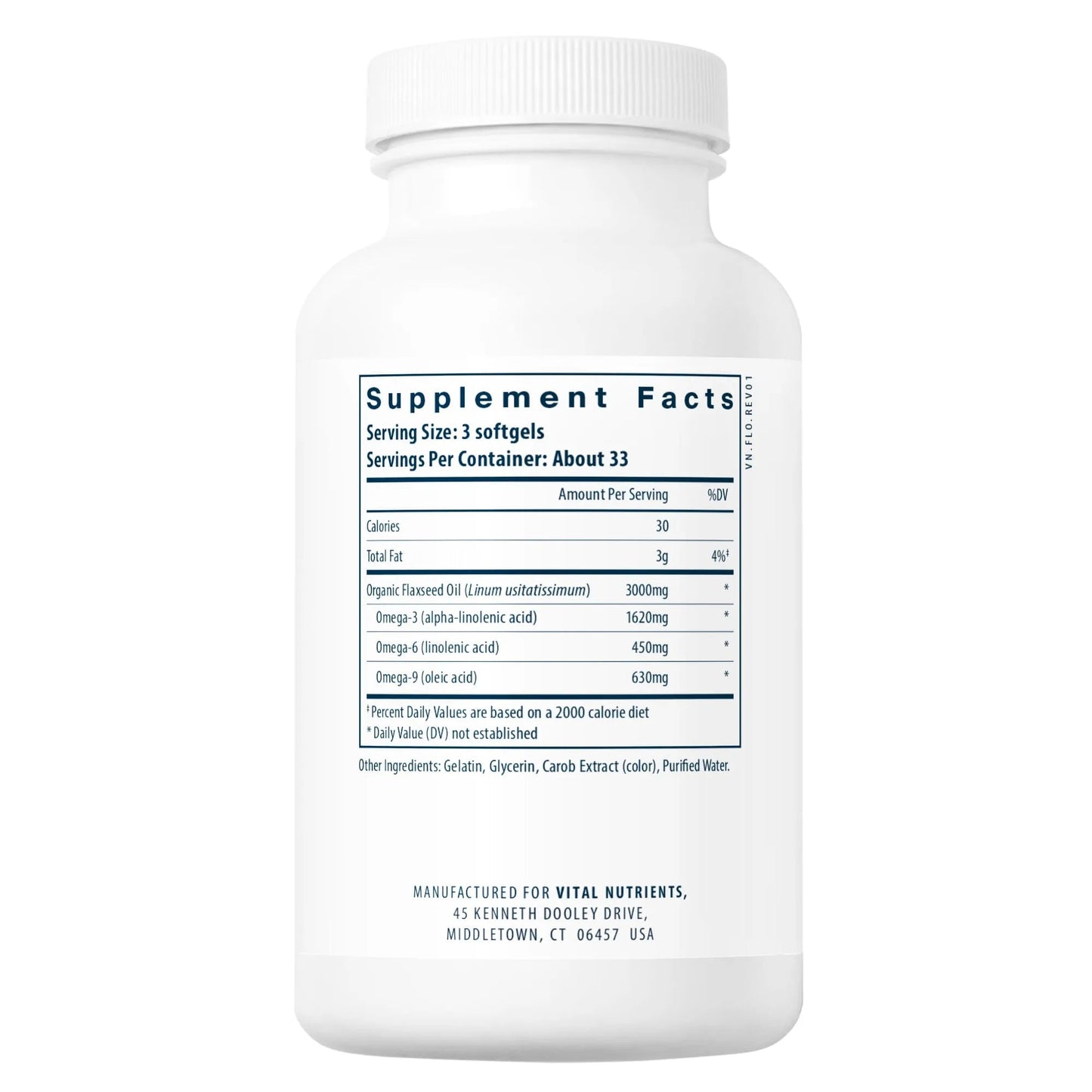 Flax Oil(Vital Nutrition) - HAPIVERI