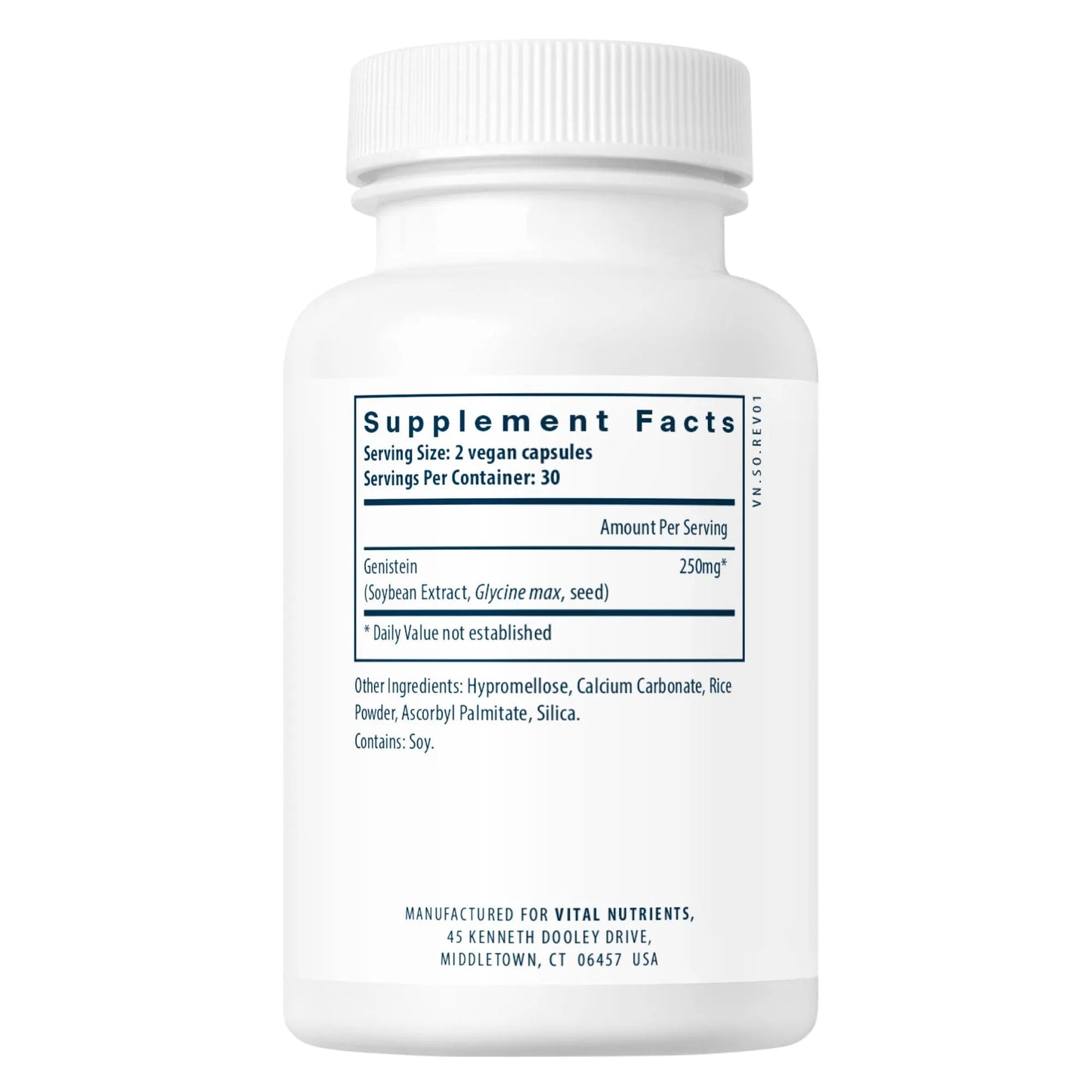 Genistein 125mg (Vital Nutrition) - HAPIVERI