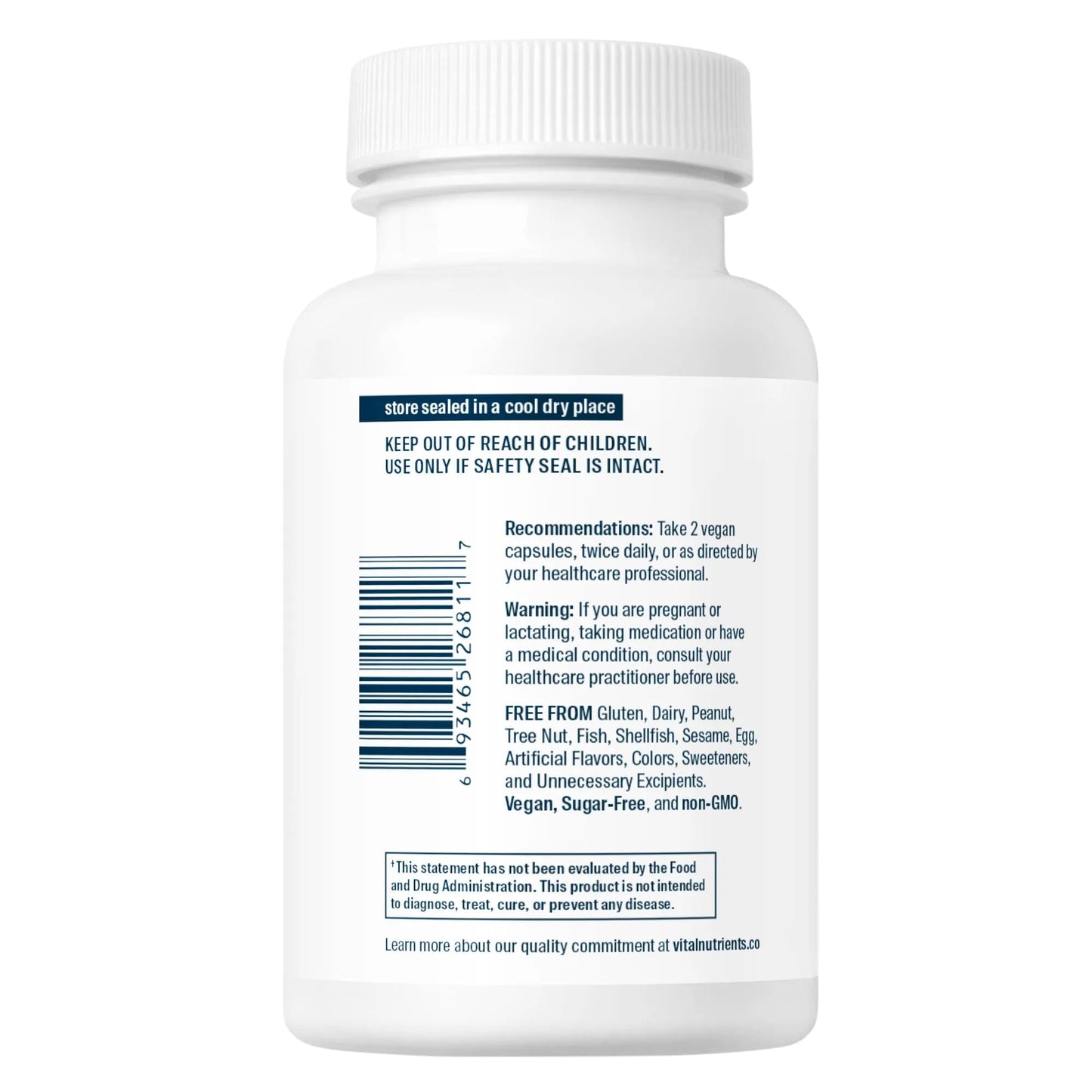 Genistein 125mg (Vital Nutrition) - HAPIVERI