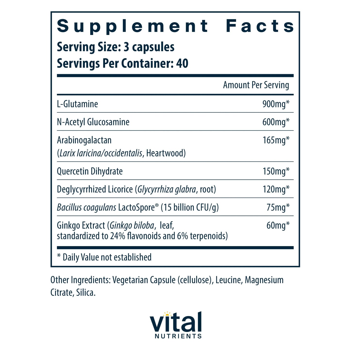 GI Repair Nutrients(Vital Nutrition) - HAPIVERI