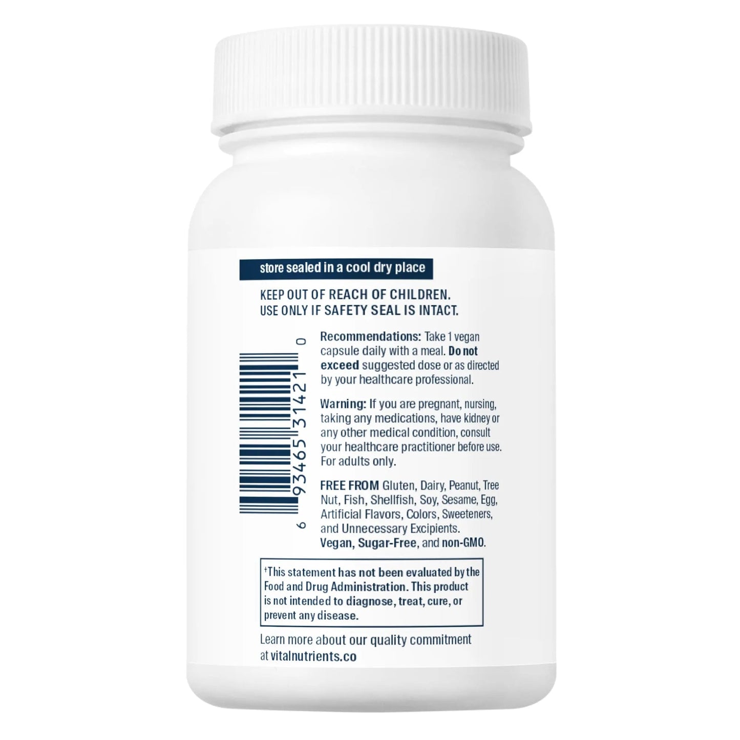 Lithium (orotate) 20mg (Vital Nutrition) - HAPIVERI