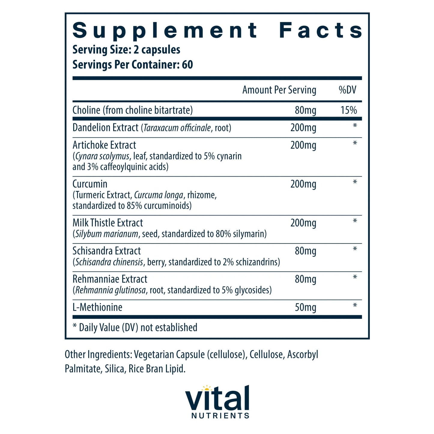 Liver Support (Vital Nutrition) - HAPIVERI