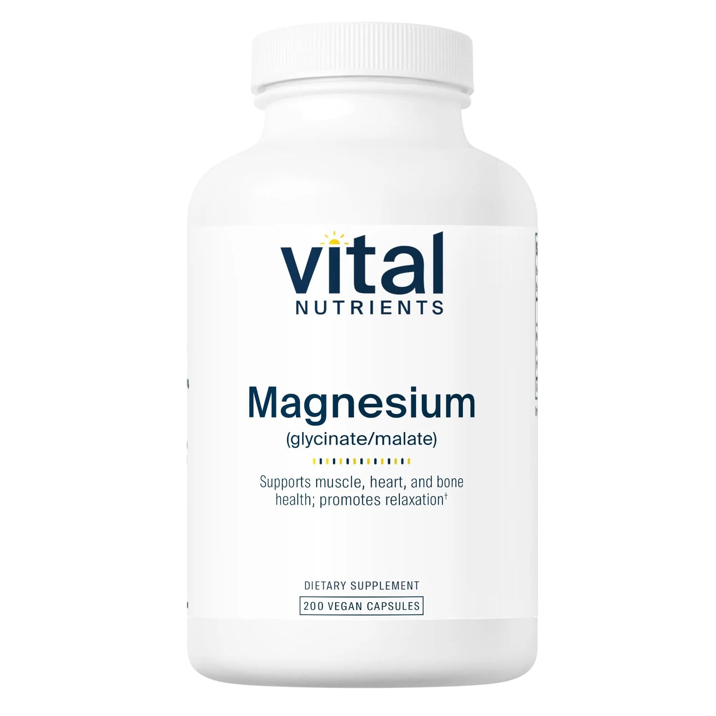 Magnesium (glycinate/malate) 120mg(Vital Nutrition) - HAPIVERI