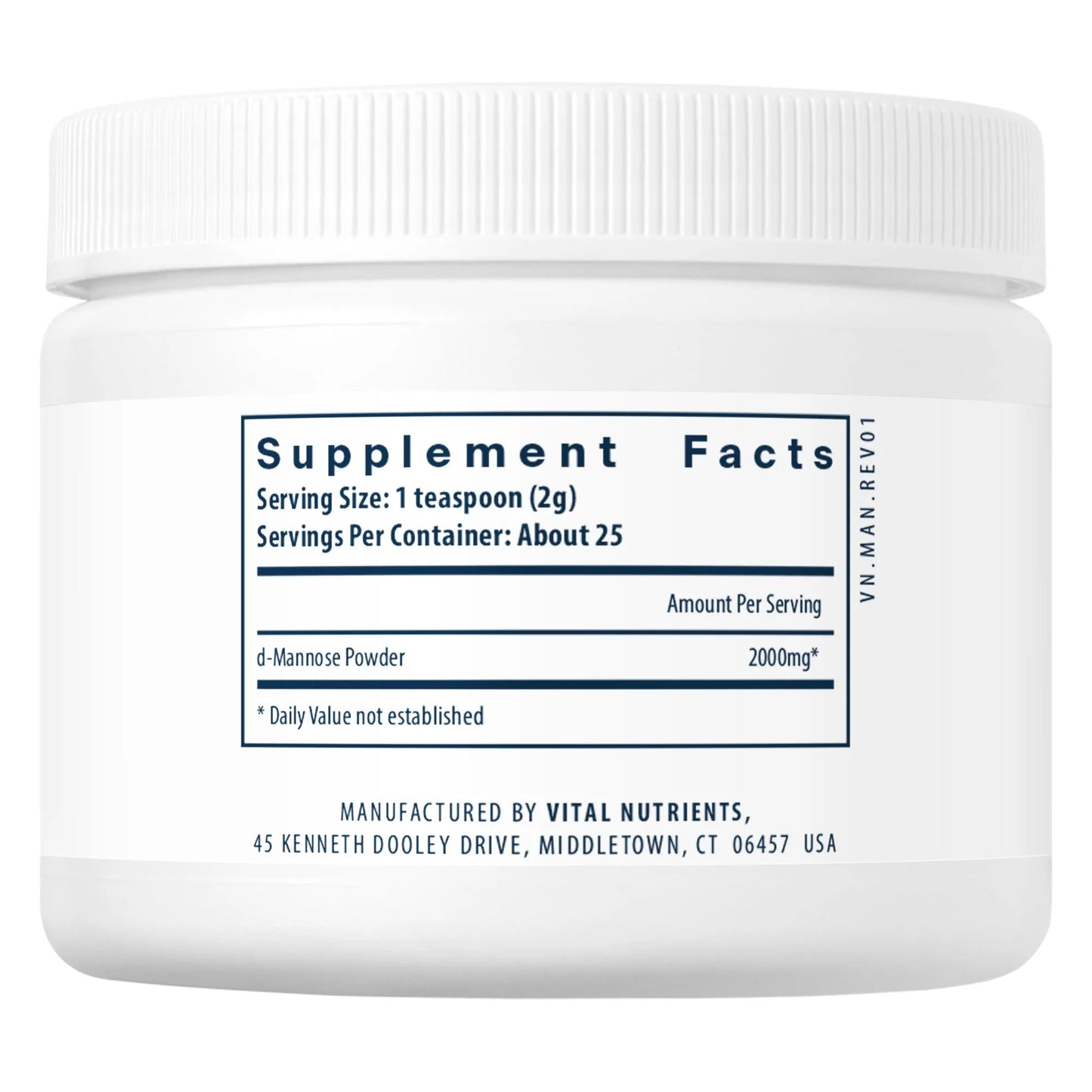 Mannose Powder (Urinary Tract Support) (Vital Nutrition) - HAPIVERI