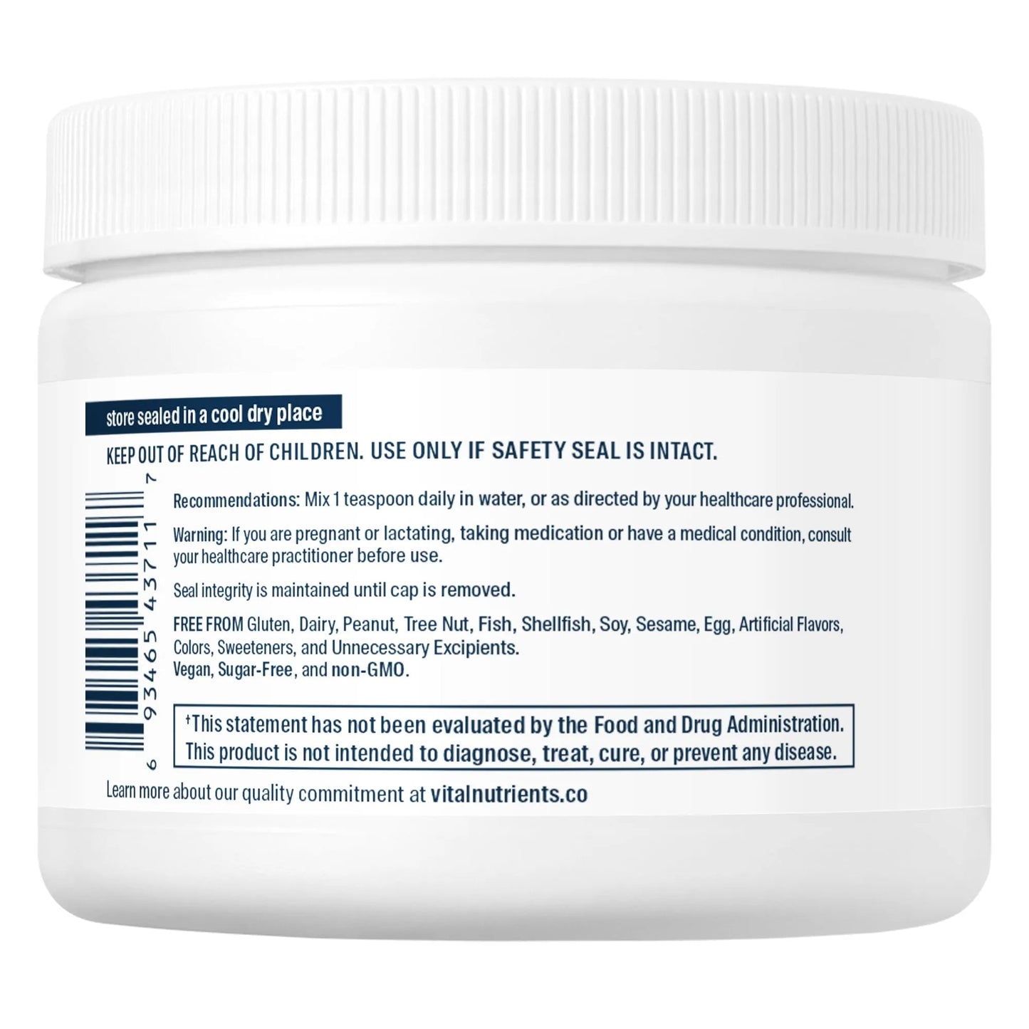 Mannose Powder (Urinary Tract Support) (Vital Nutrition) - HAPIVERI