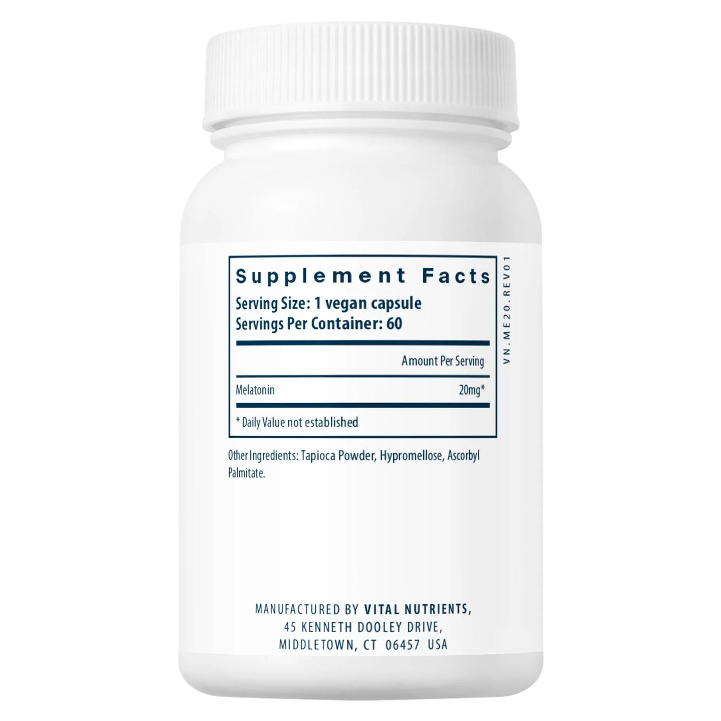 Melatonin 20mg(Vital Nutrition) - HAPIVERI