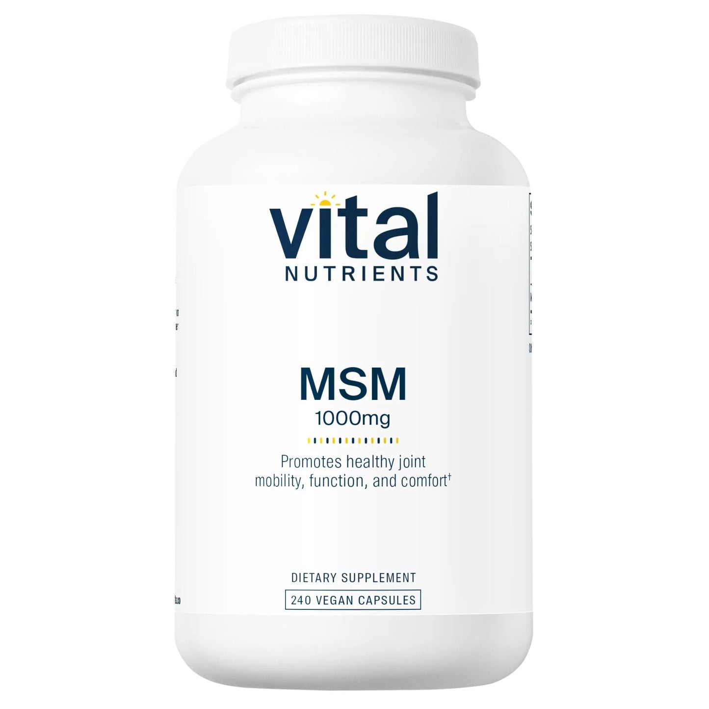 MSM 1000mg(Vital Nutrition) - HAPIVERI