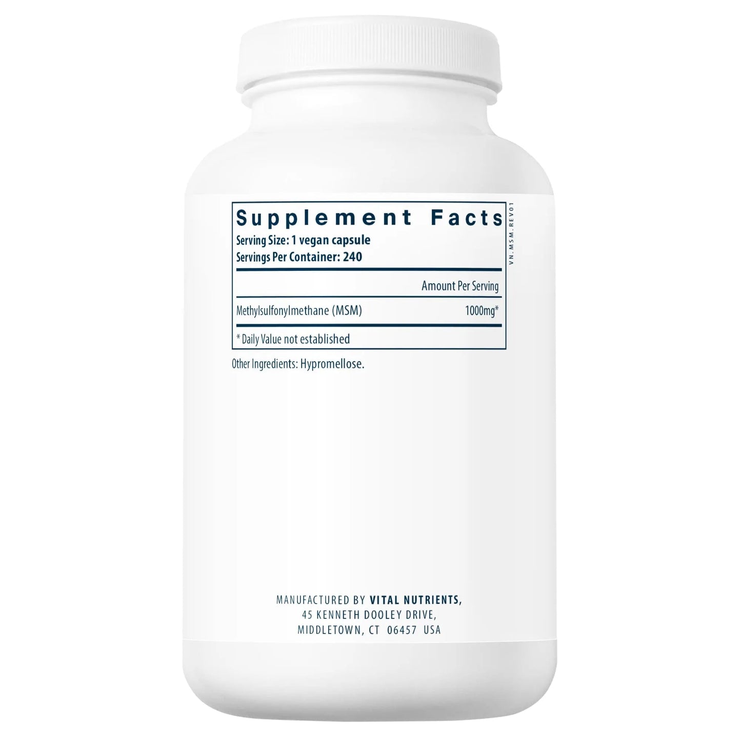 MSM 1000mg(Vital Nutrition) - HAPIVERI