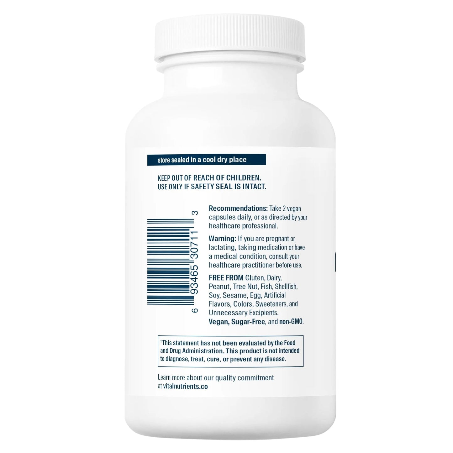 Multi-Minerals Citrate/Malate Formula (No Copper or Iron)(Vital Nutrition) - HAPIVERI