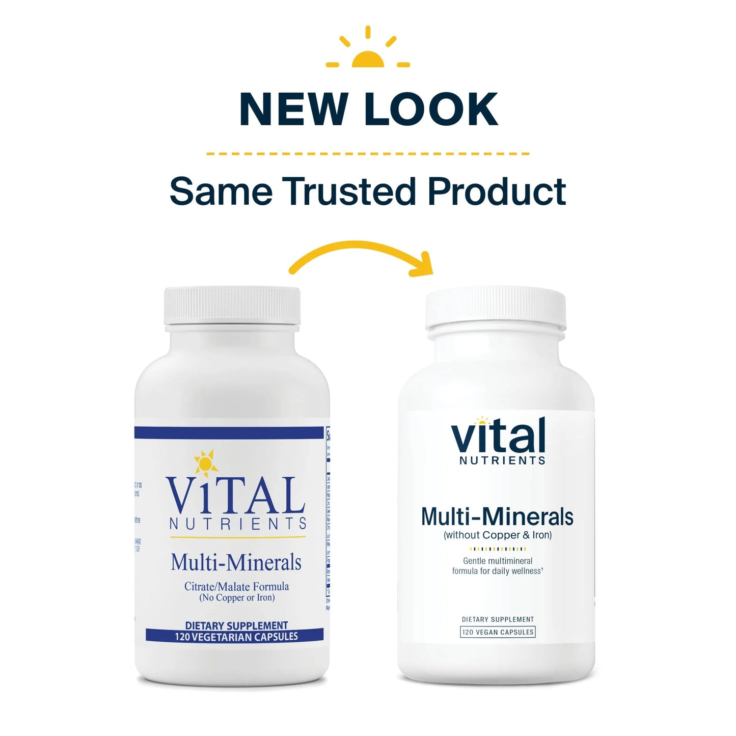 Multi-Minerals Citrate/Malate Formula (No Copper or Iron)(Vital Nutrition) - HAPIVERI