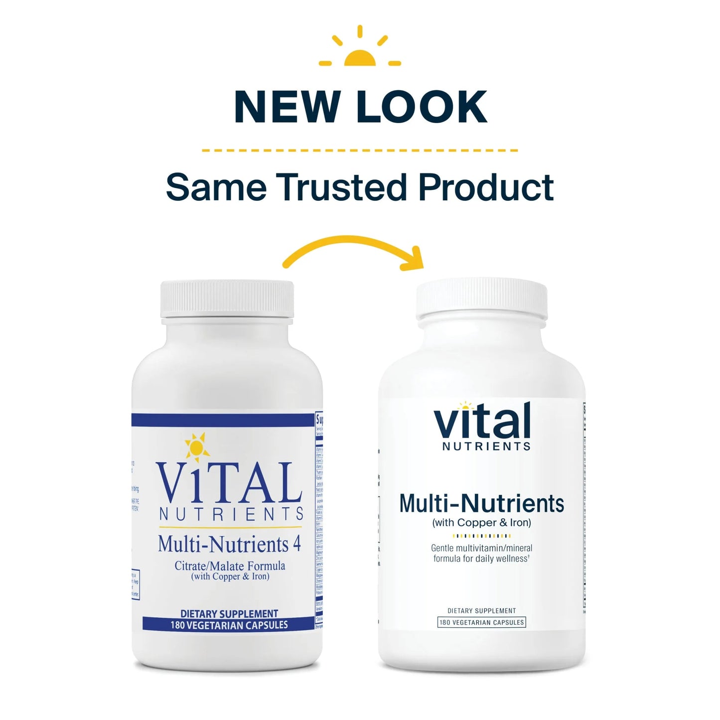 Multi-Nutrients 4 Citrate/Malate Formula (With Copper & Iron)(Vital Nutrition) - HAPIVERI
