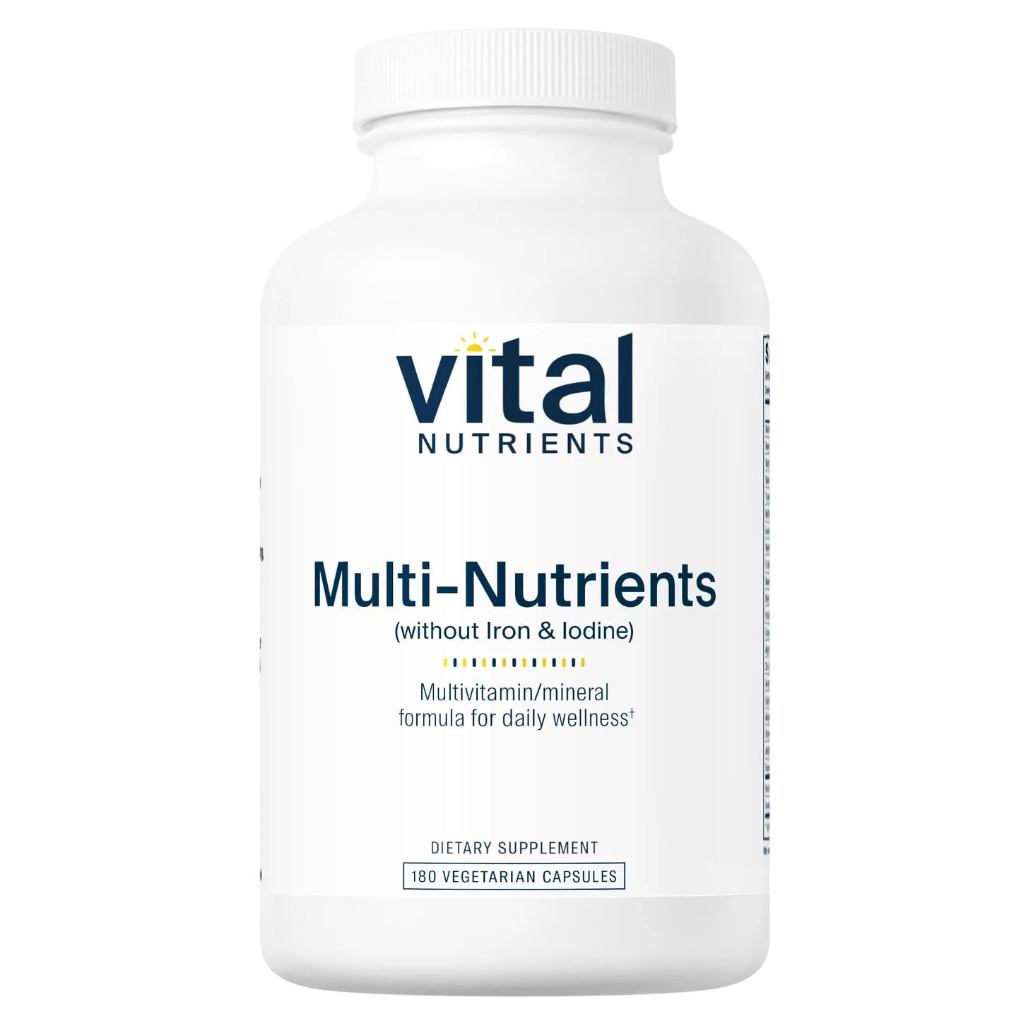 Multi-Nutrients (No Iron or Iodine)(Vital Nutrition) - HAPIVERI