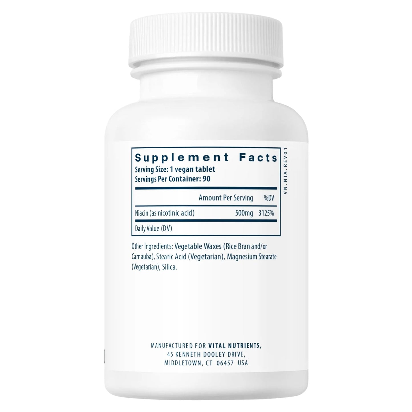 Niacin 500mg (Vital Nutrition) - HAPIVERI