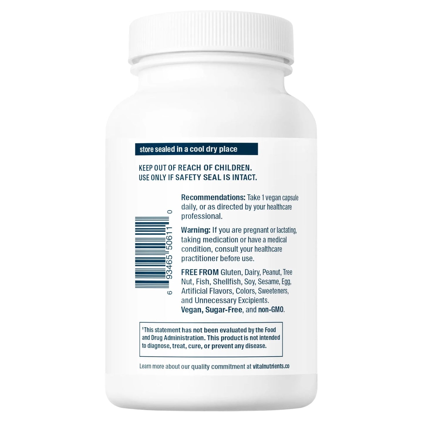 Pantothenic Acid 500mg(Vital Nutrition) - HAPIVERI