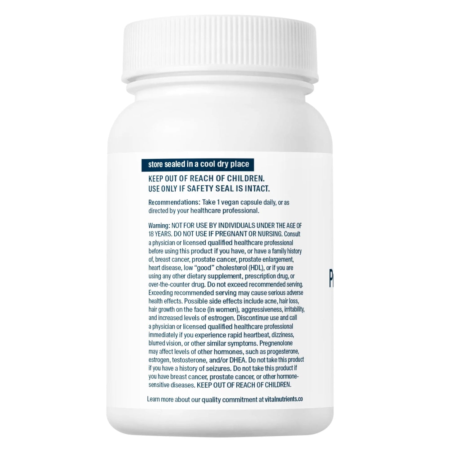 Pregnenolone 10mg(Vital Nutrition) - HAPIVERI