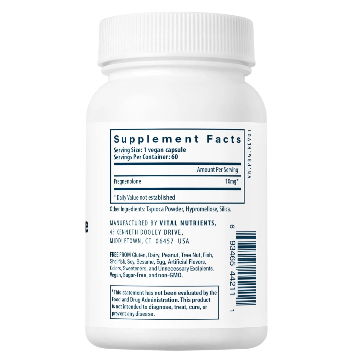 Pregnenolone 10mg(Vital Nutrition) - HAPIVERI