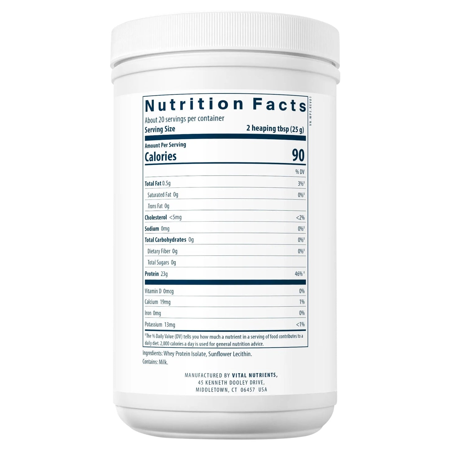 ProWhey Plain(Vital Nutrition) - HAPIVERI