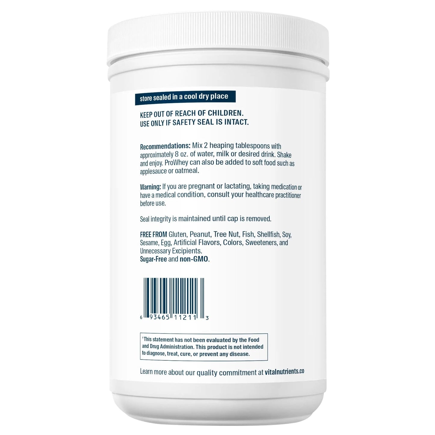 ProWhey Plain(Vital Nutrition) - HAPIVERI
