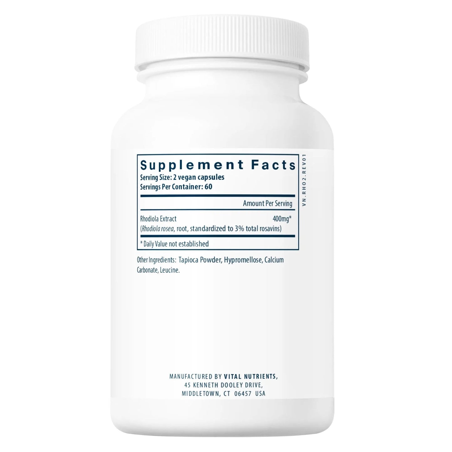 Rhodiola Rosea 3% Standardized Extract (Vital Nutrition) - HAPIVERI