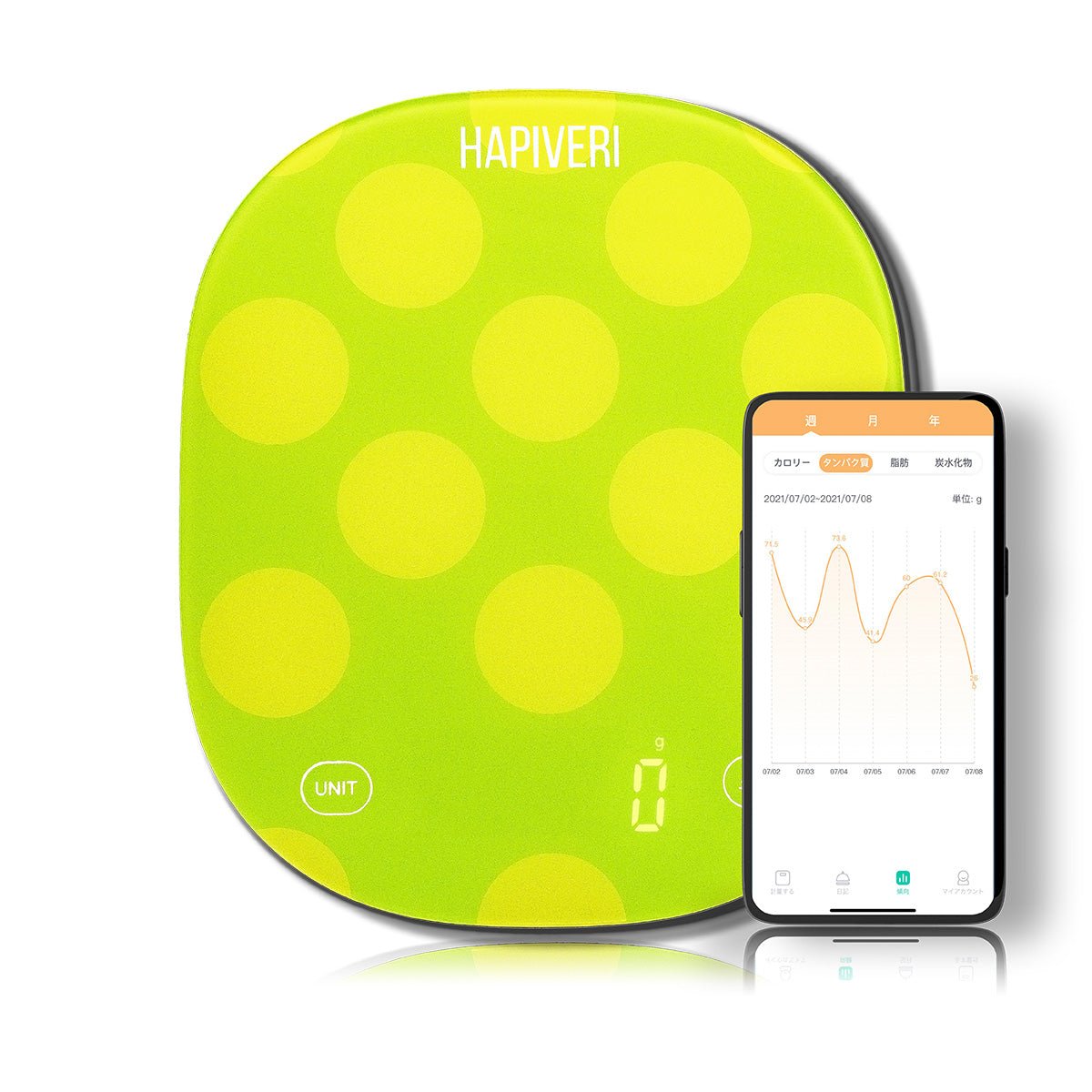キッチンスケール THE VEGETABLE Kitchen Scale - HAPIVERI